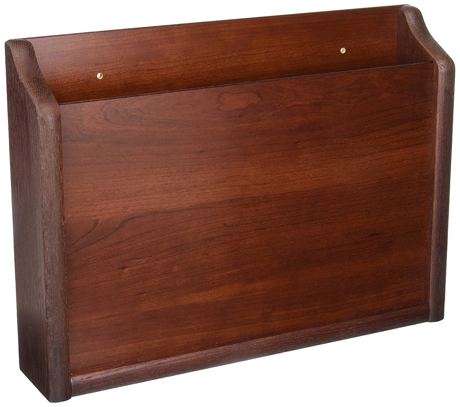 Wooden Mallet Privacy Letter Size Chart Holder  HIPAA Compliant  Mahogany