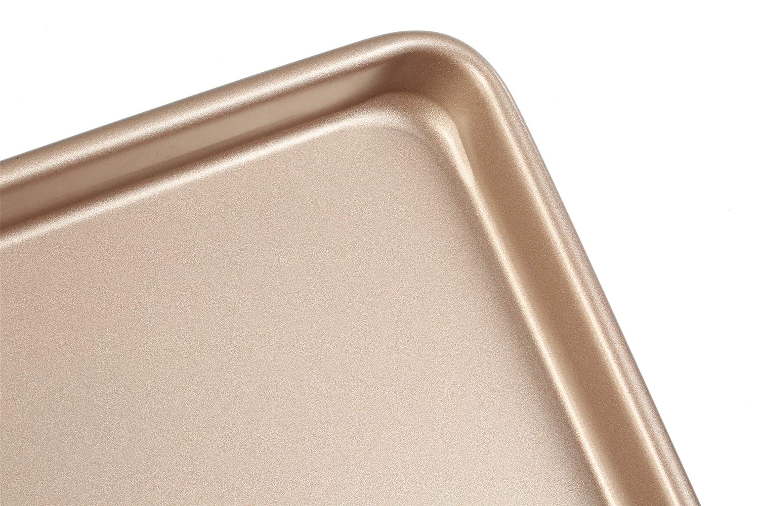 Walooza 11 Inch Baking Sheets Pan Nonstick Set Of 2, Cookie Sheet Replacement Toaster Oven Tray,Deep Size 1 Inch Bakeware, Non T