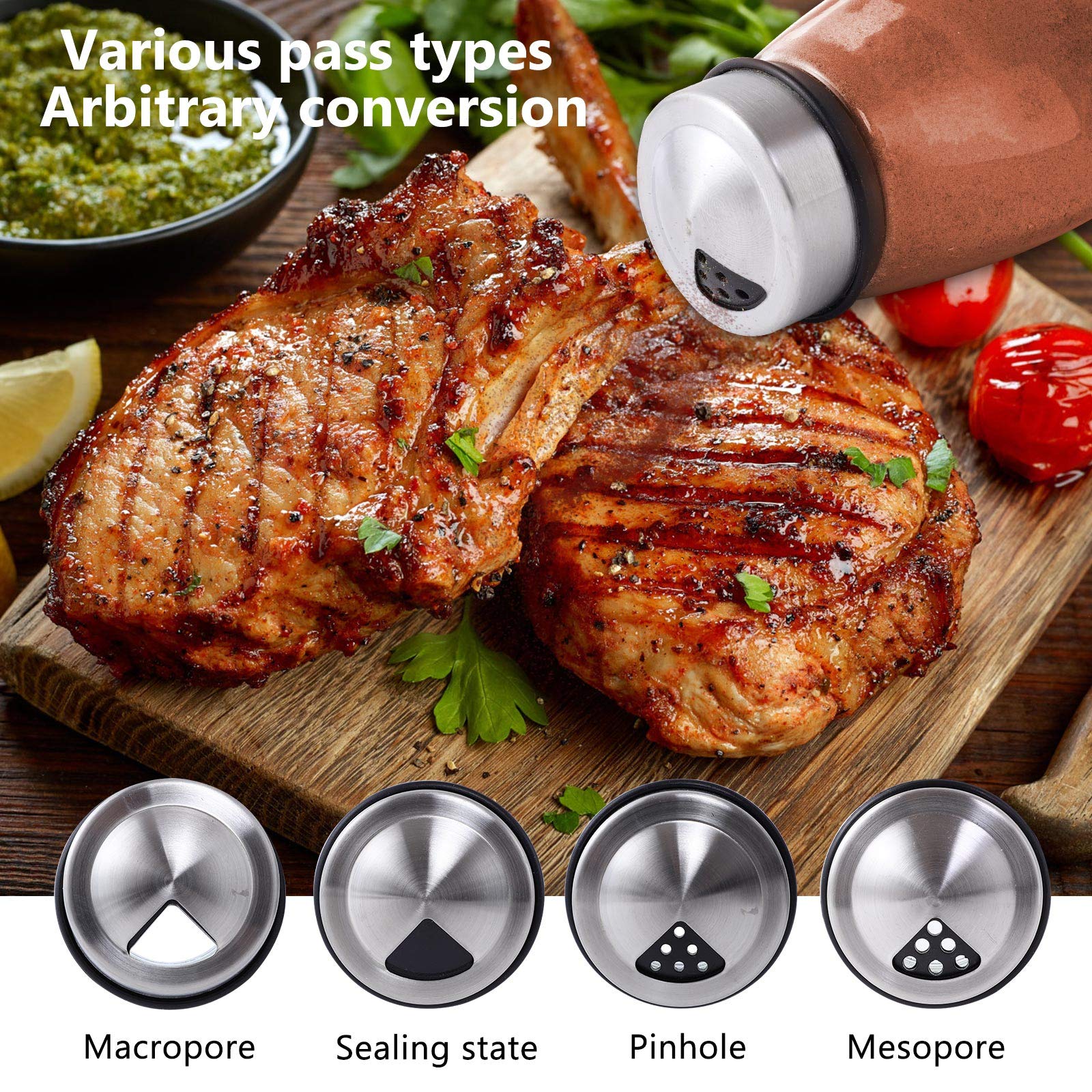 Revolving Spice Rack Organizer Storage for kitchen, Spice Stand Holder, Spinning Countertop Herb and Spice Rack Organizer with 1