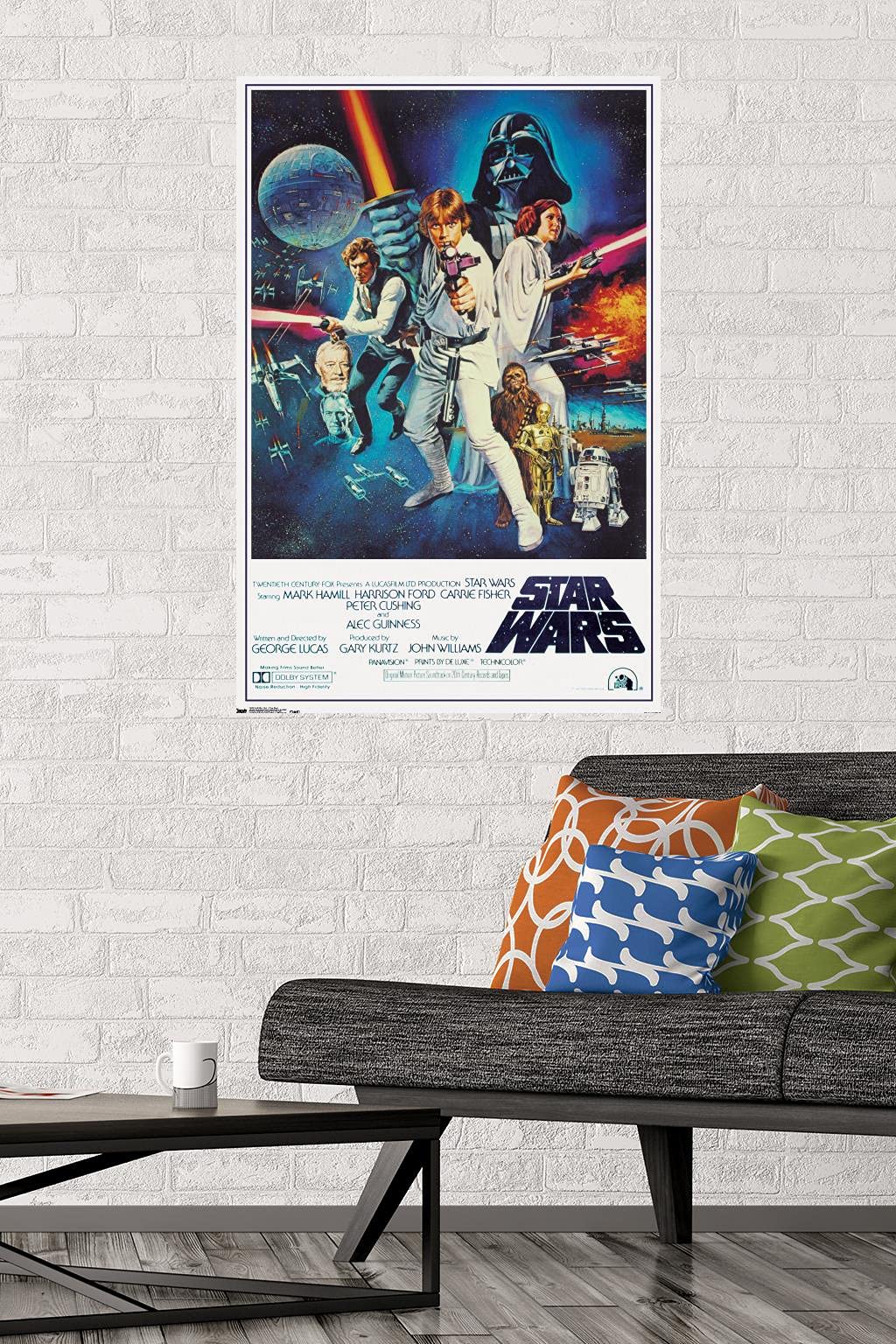 Trends International 24X36 Star Wars-V One Sheet Premium Wall Poster, 22.375'' X 34''