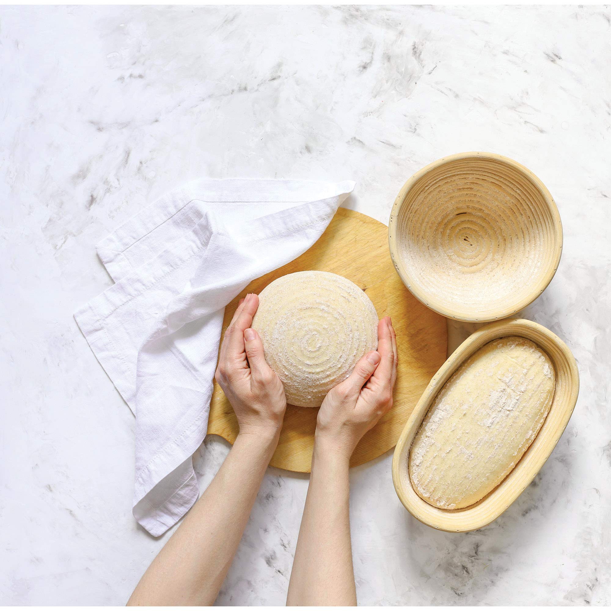 Mrs. Andersons Baking Brotform Bread-Proofing Basket, Oval