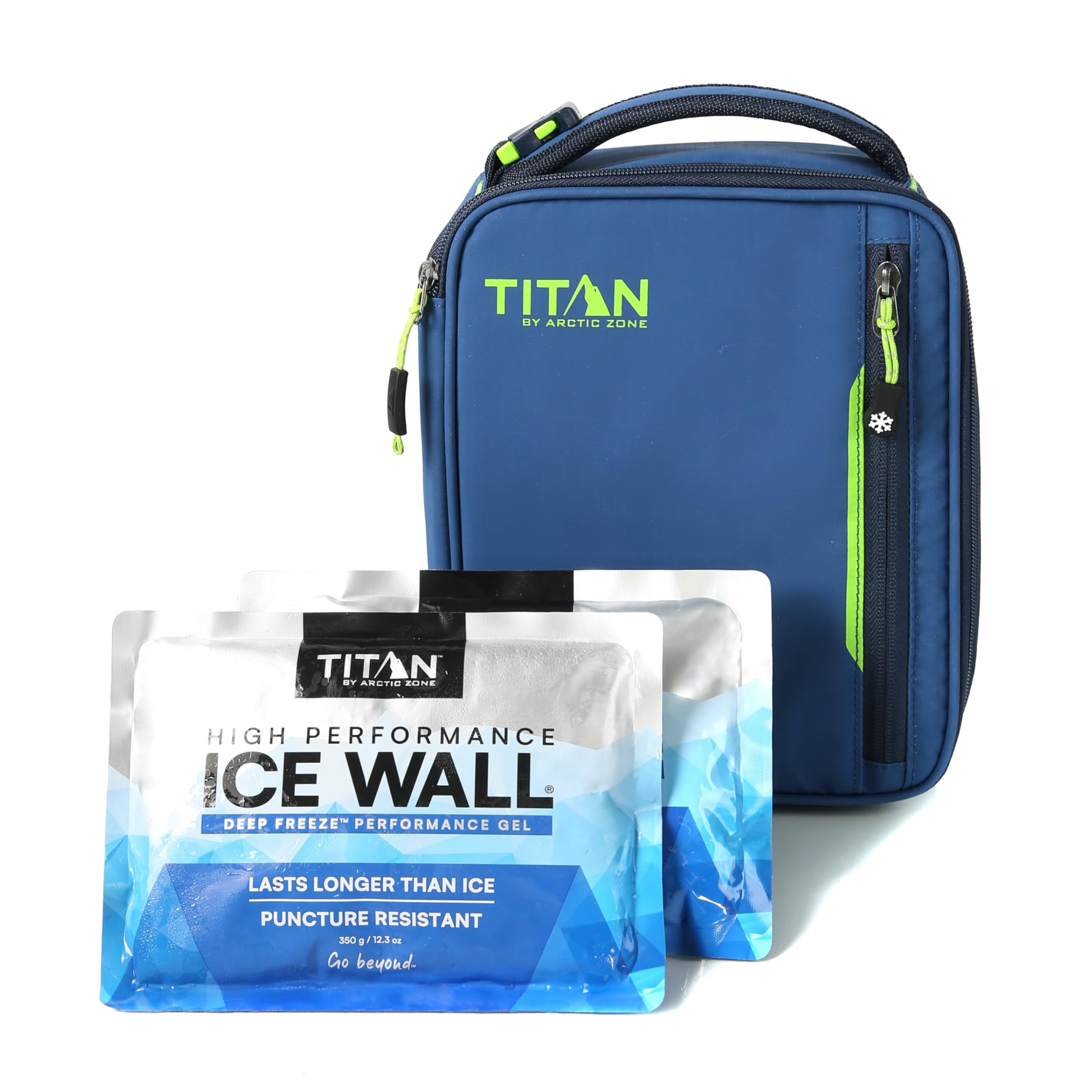 Titan Fridge Cold Upright Lunch Box With 2 250g Ice Walls, Nightfall