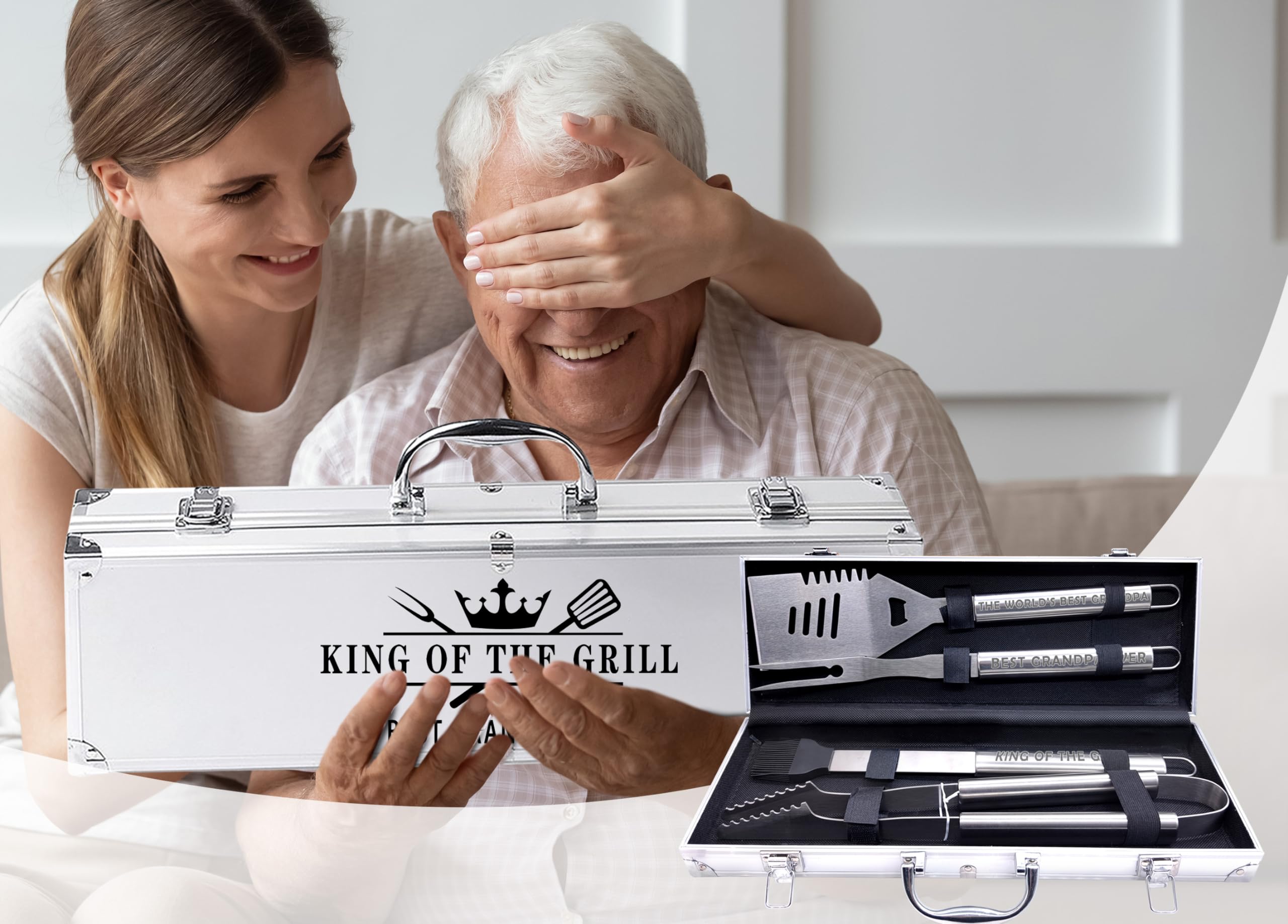 Bonsai Tree Grandpa Gifts, Birthday Gifts For Grandfather From Grandkids, Best Grandpa Ever Present For Fathers Day- Cool Grilli