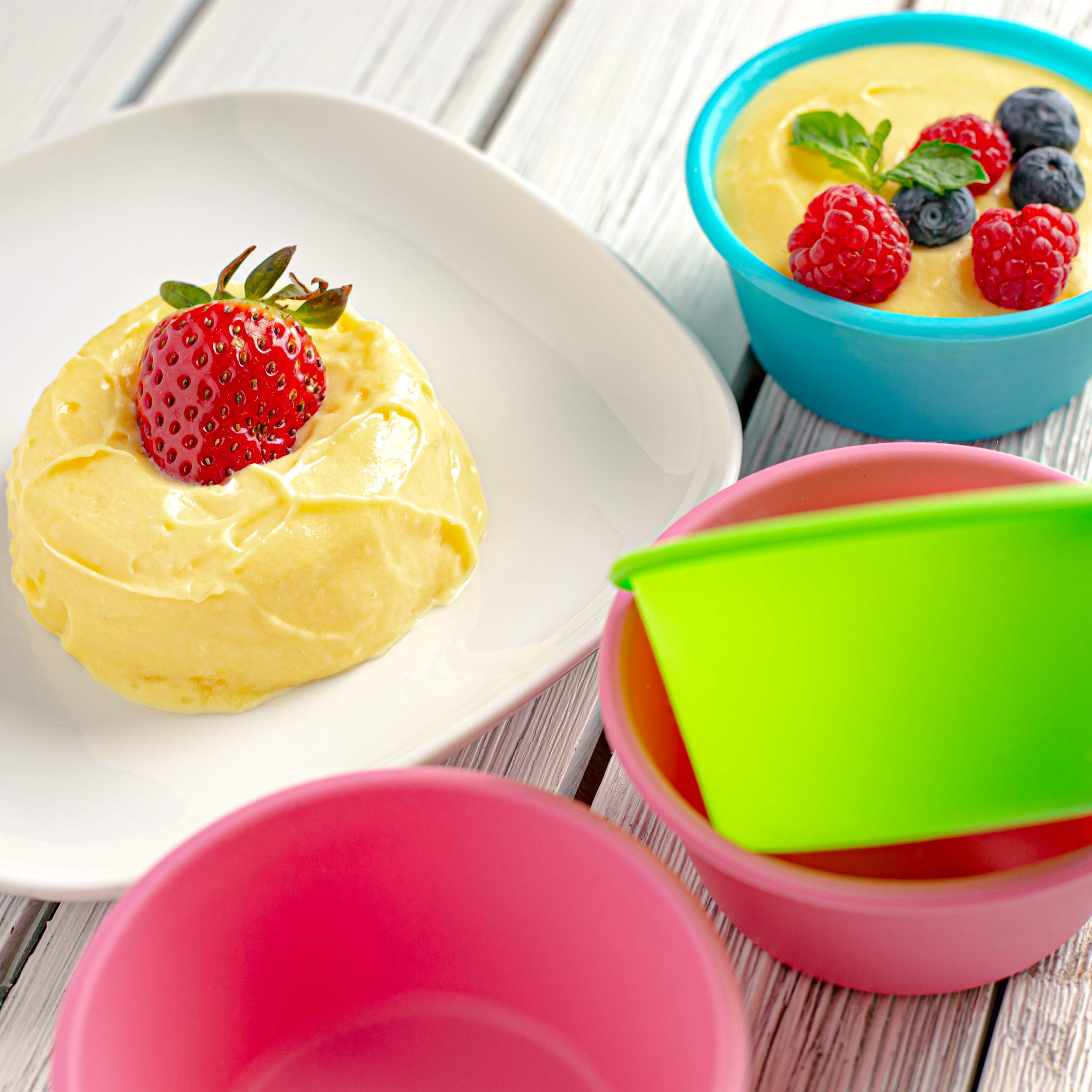 Bakerpan Silicone Jumbo Muffin Cups For Baking, Smooth Large Air Fryer Muffin Cups, 3 1/2 Inch Muffin Baking Cups, Jumbo Cupcake