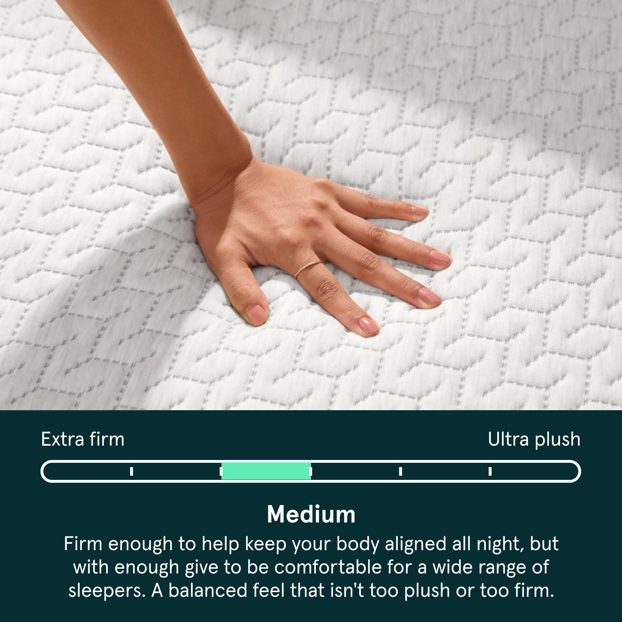 Tuft & Needle - Original Cal King Mattress, Medium Feel, Cooling, Pressure Relief, CertiPUR-US, 100-Night Trial