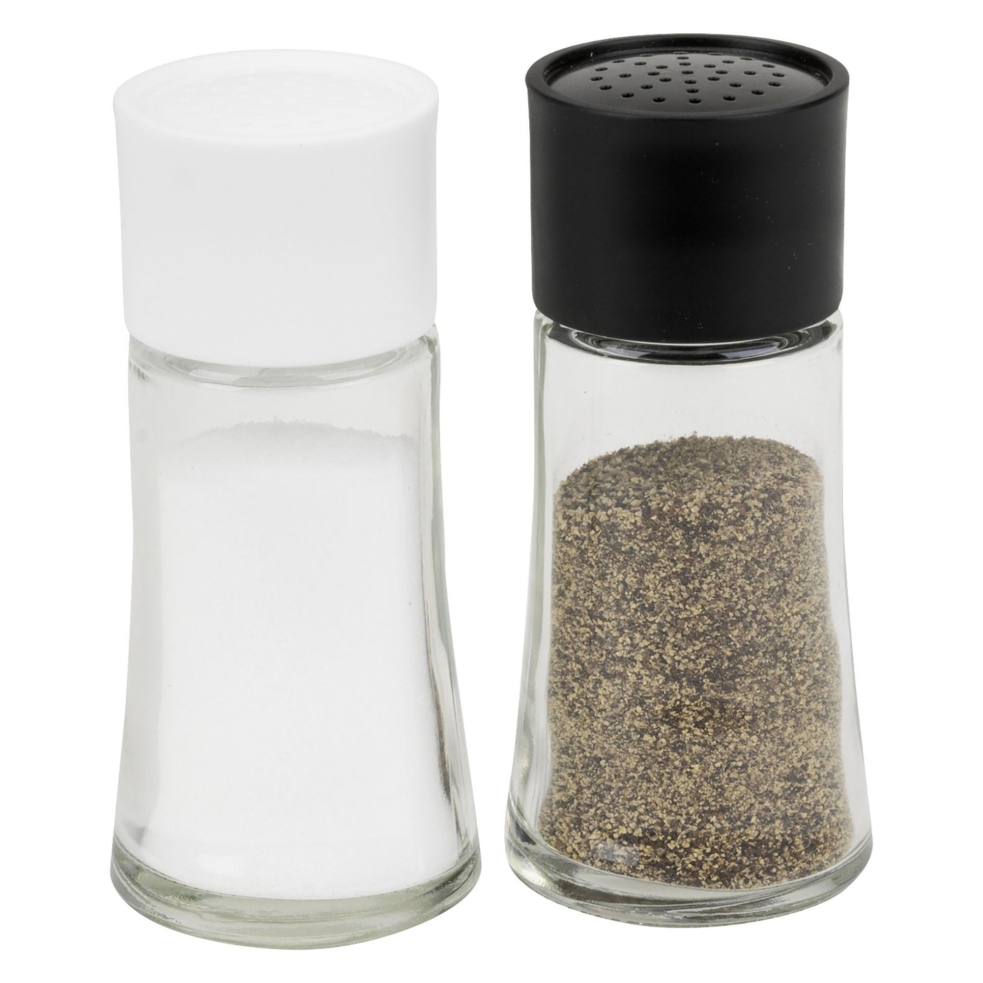 Good Cook Glass Salt And Pepper Shaker Set, 2 Oz, Clear