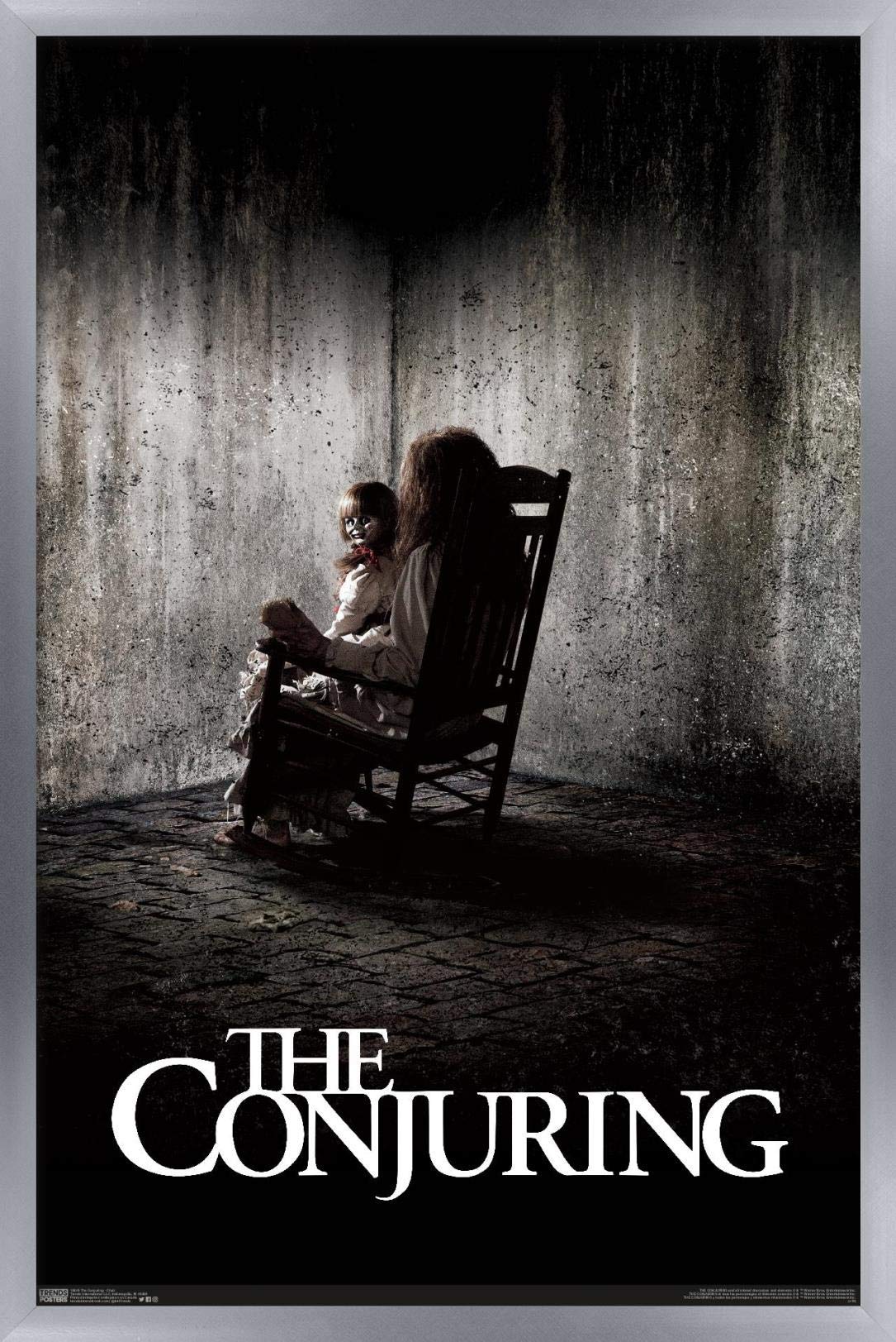 Trends International The Conjuring - Chair Wall Poster, 22.375'' X 34'', Silver Framed Version