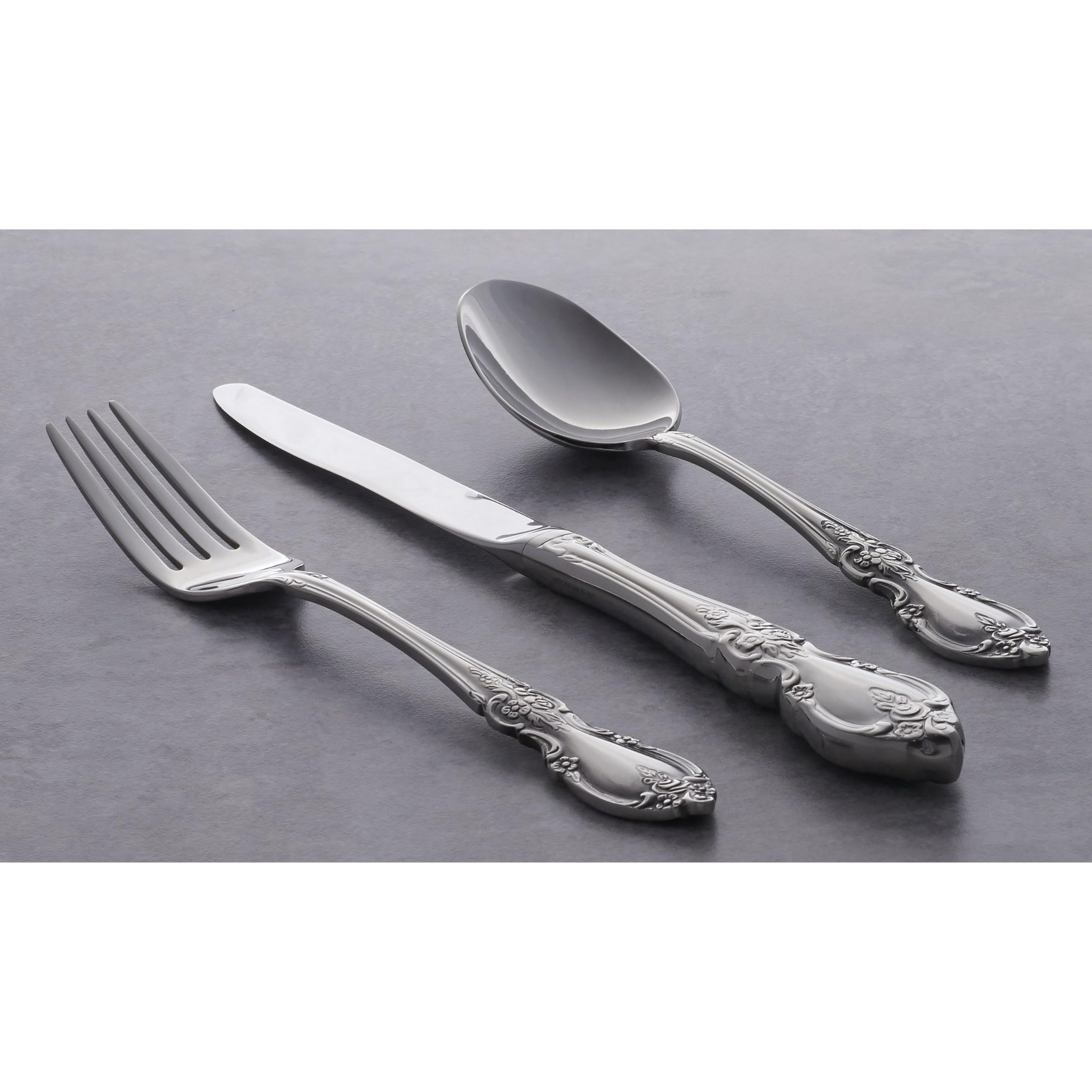 Oneida Louisiana 20 Piece Fine Flatware Set, Service For 4, 18/8 Stainless Steel