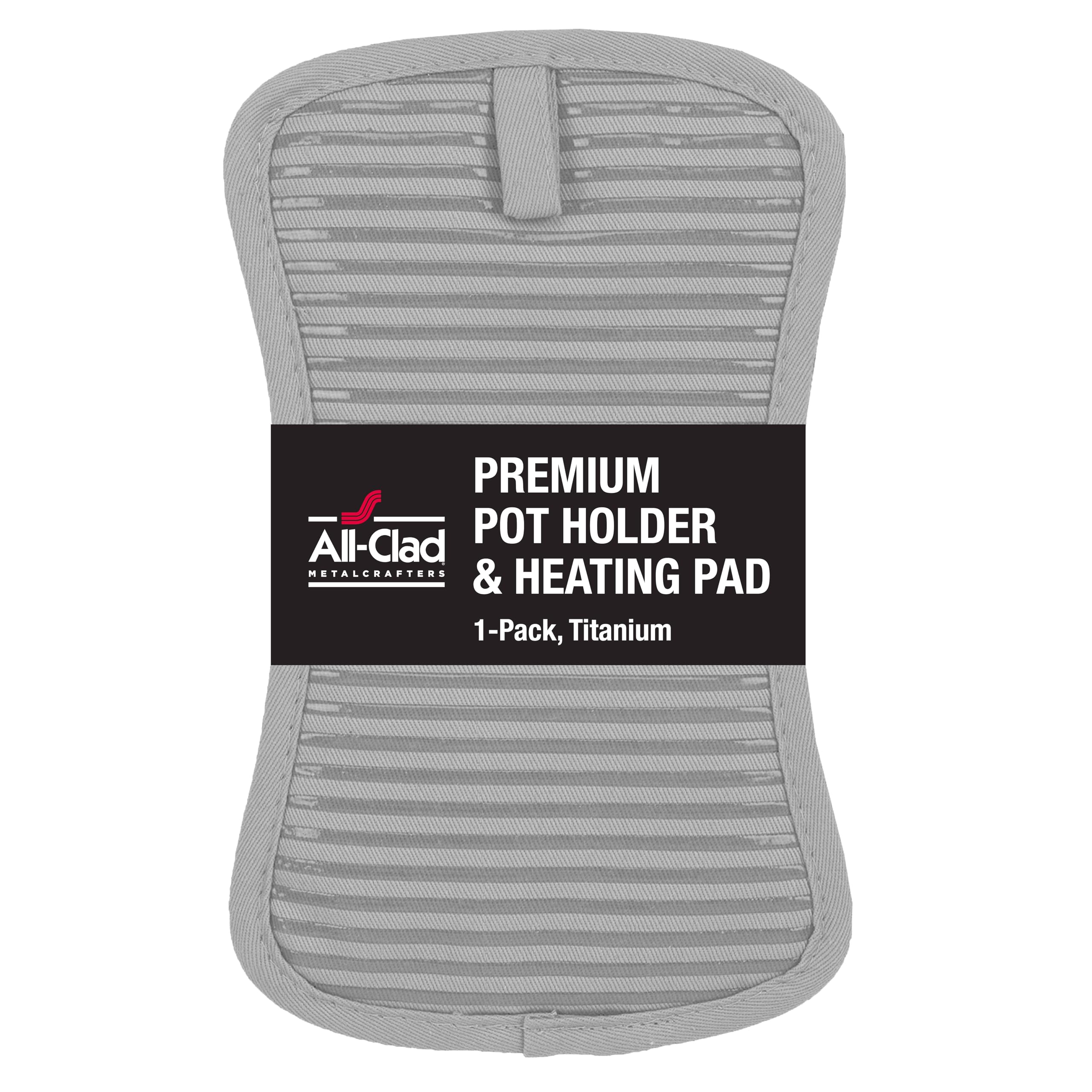 All-Clad Premium Pot Holder & Hot Pad: Heat Resistant To 500 Degrees - 100% Cotton, 10''X6.25'' Hot Pad For Kitchen And Barbeque