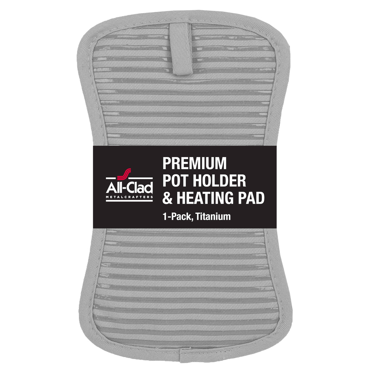 All-Clad Premium Pot Holder & Hot Pad: Heat Resistant To 500 Degrees - 100% Cotton, 10''X6.25'' Hot Pad For Kitchen And Barbeque