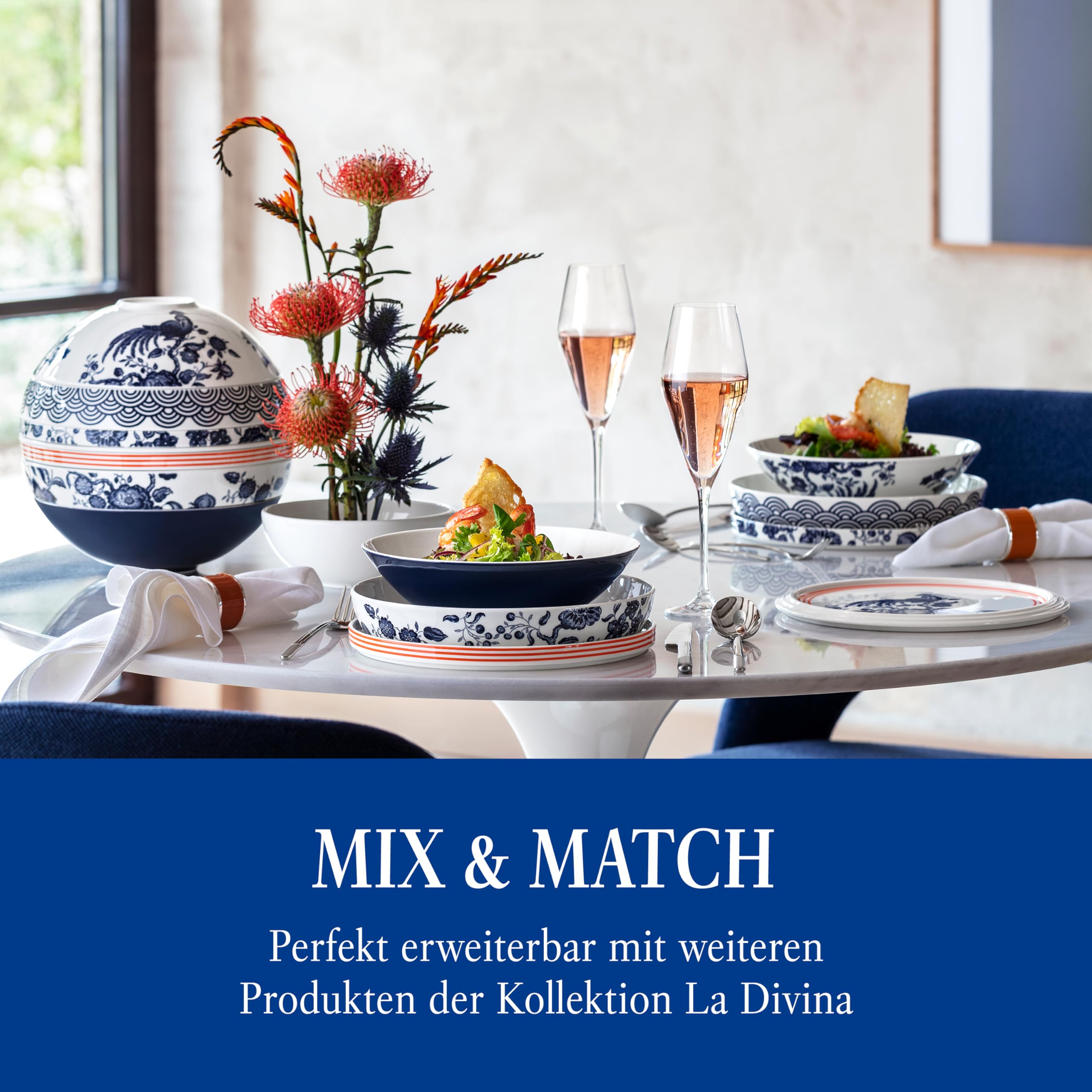 Villeroy & Boch La Divina Champagnerkelch, Set 4Tlg. Glass