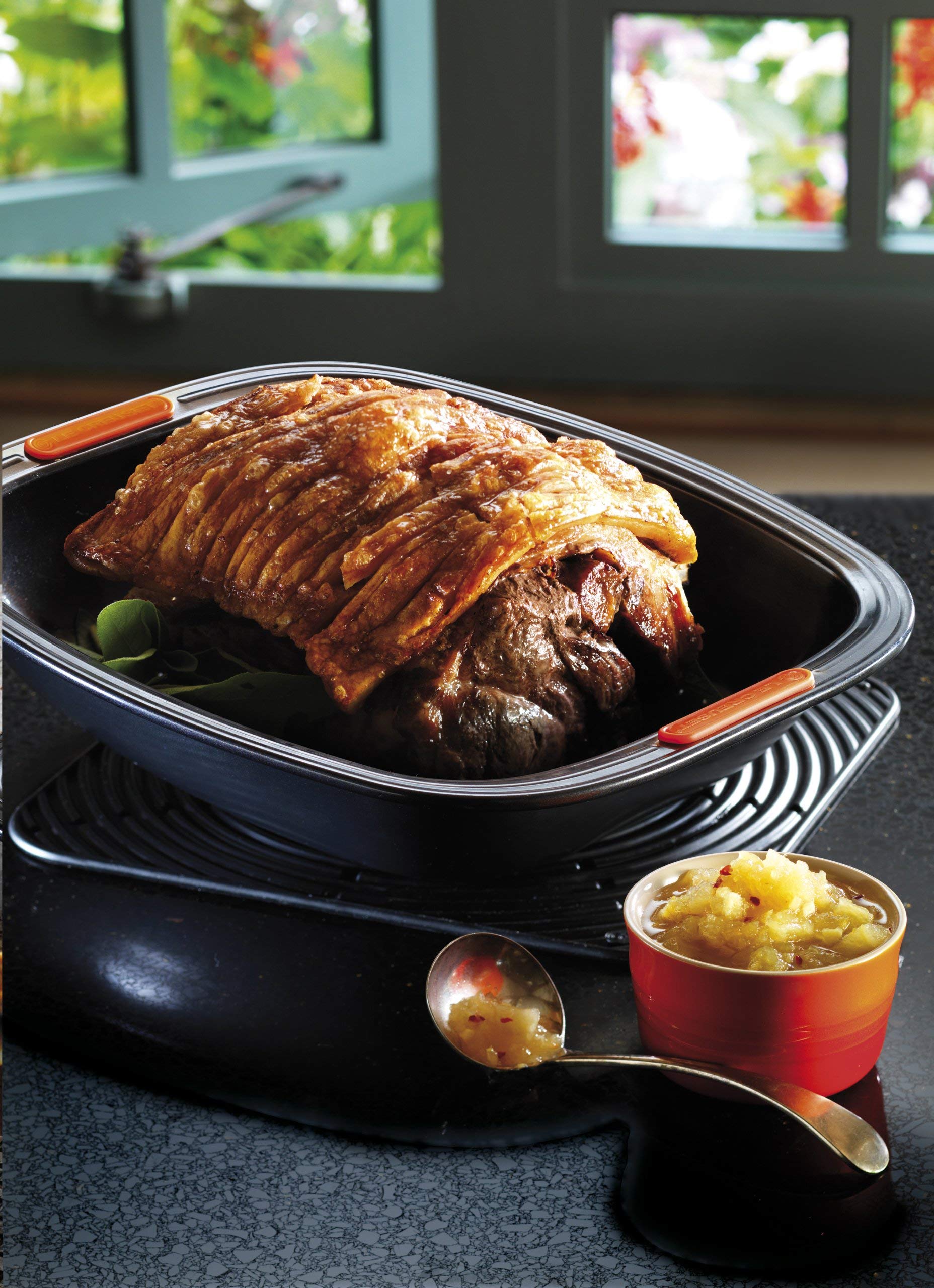 Le Creuset Toughened Non -Stick Bakeware Rectangular Roaster - 33 Cm