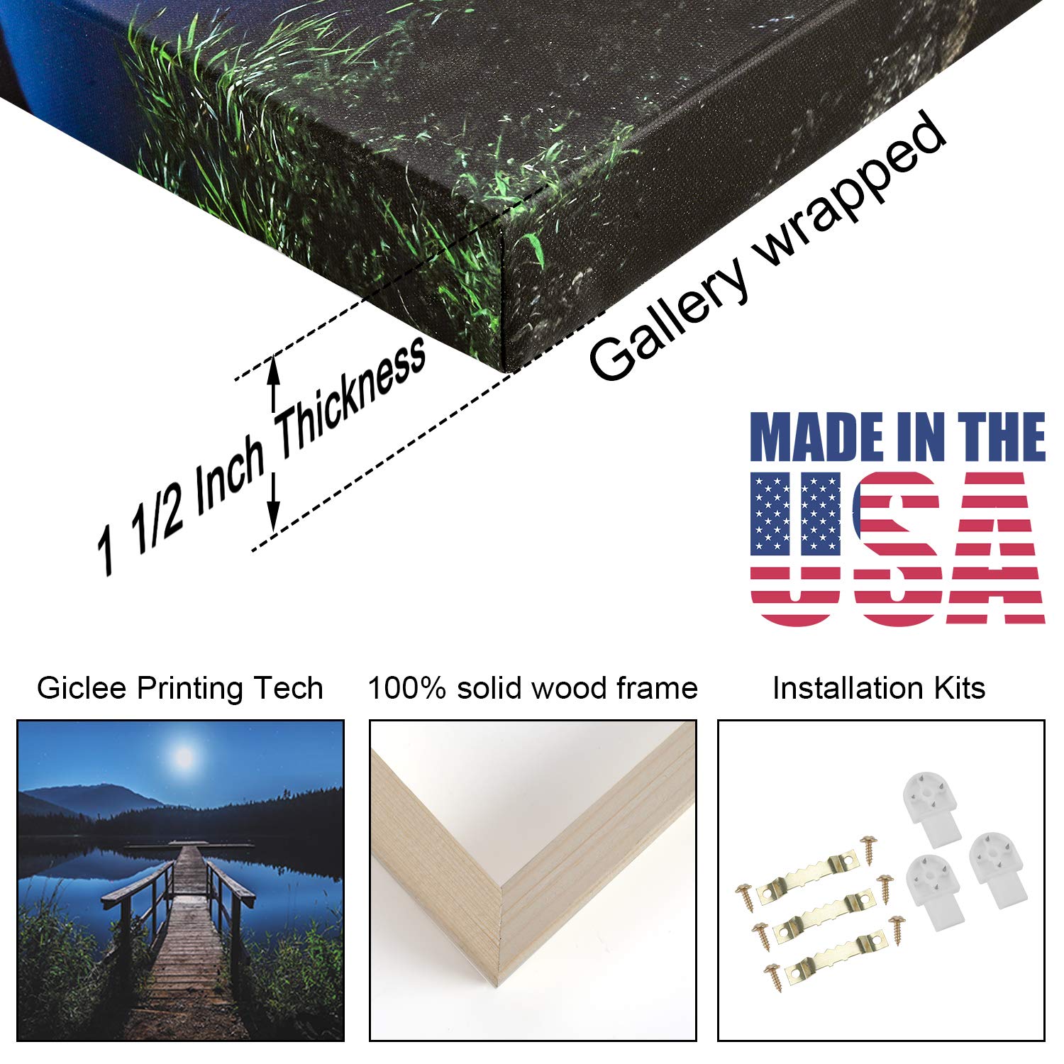 Looife Beauty Potrait Canvas Wall Art, 12X18 Inch Body Art Giclee Prints Wall Decor For Living Room, Bedroom, Office And Hotel