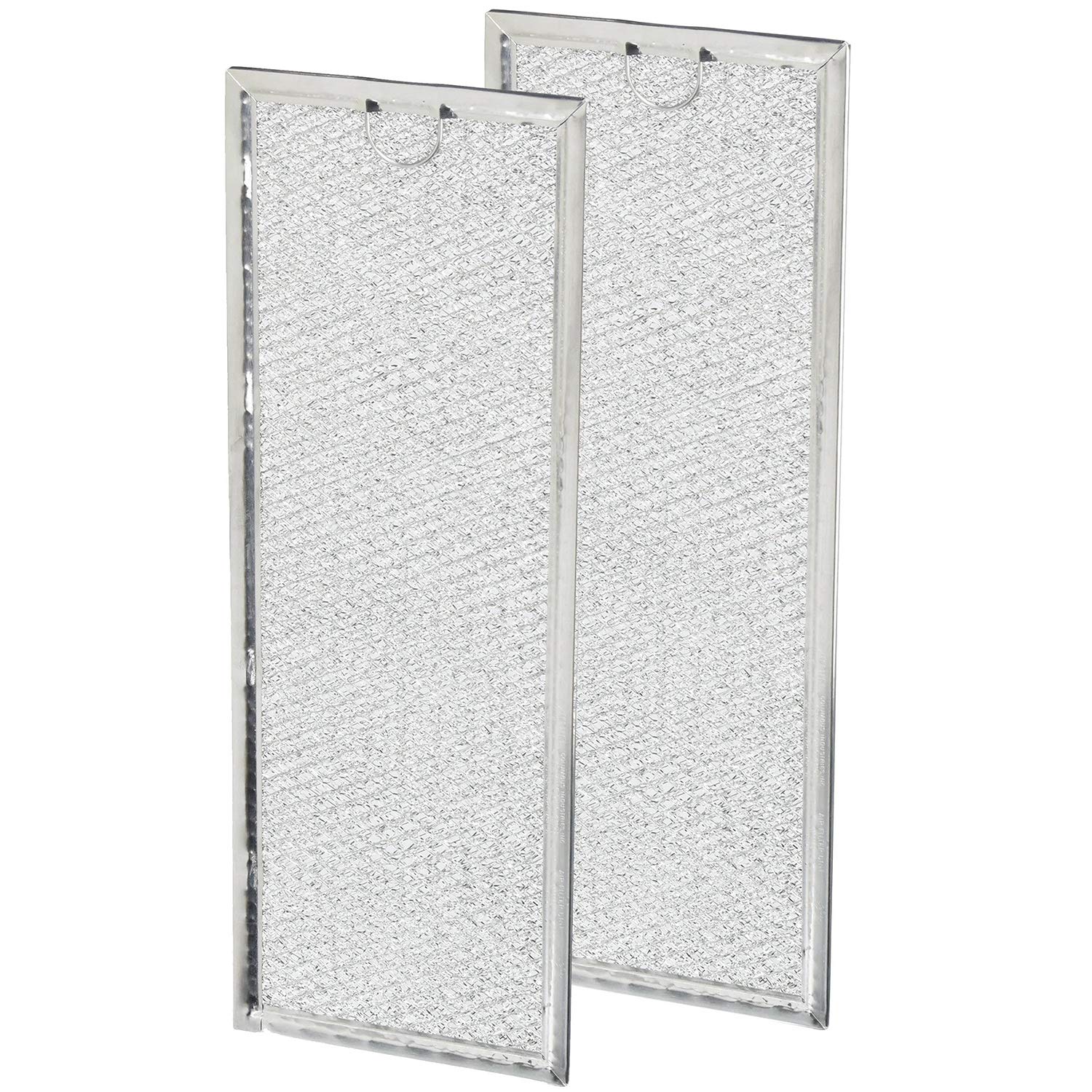 Evertechpro 2 Pack Microwave Grease Filters Replacement For Ge Wb06X10288 910437 Ah227998 Ea227998 Ps227998