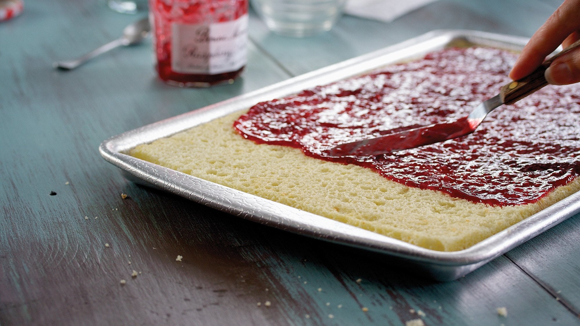 Doughmakers Jelly Roll Commercial Grade Aluminum Bake Pan 10 X 15