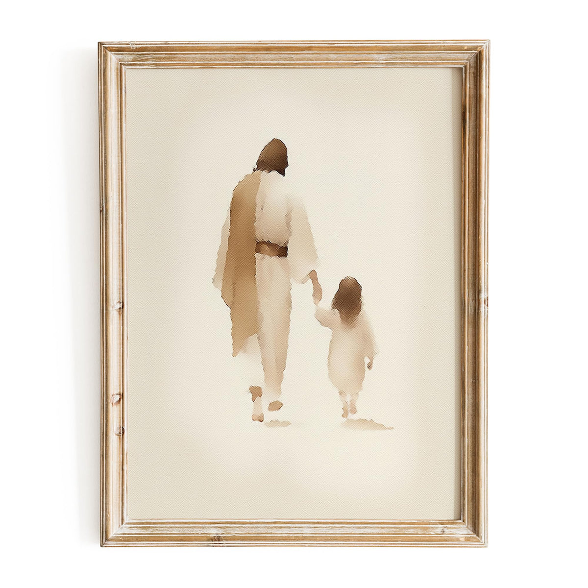 Essen Life | The Way He Leads | Christian Wall Art Jesus Poster Decor Christian Christmas Decor Christian Home Decor Perfect Rel