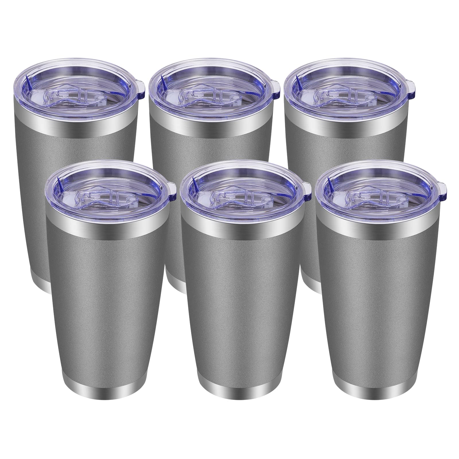 VEGOND 20oz Tumbler with Lid and Straw Stainless Steel Tumbler Cup Bulk Vacuum Insulated Double Wall Travel Coffee Mug Powder Co