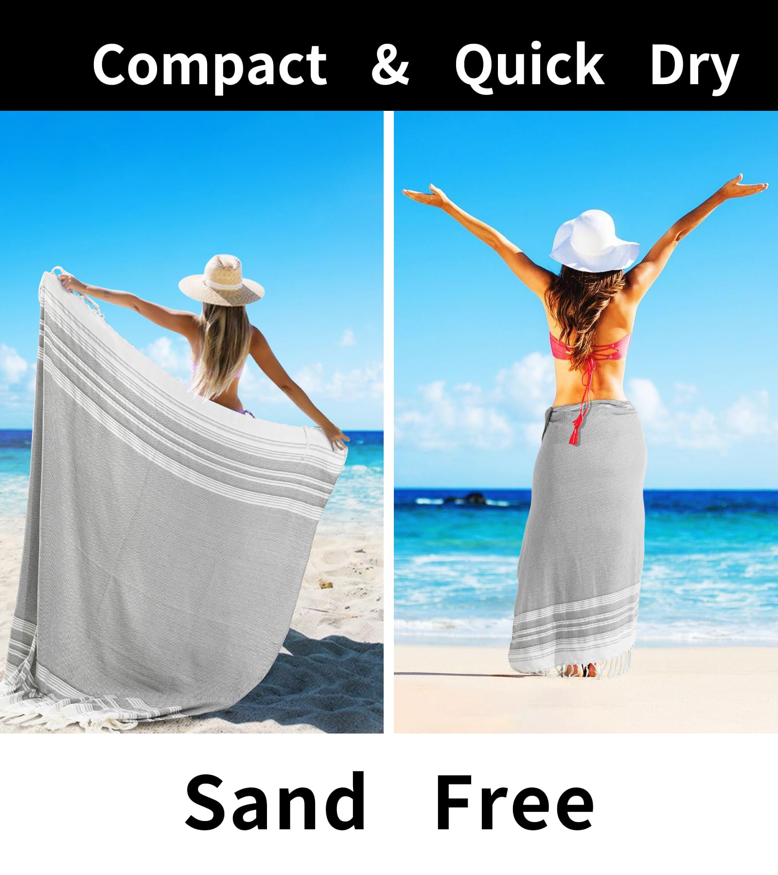 Large Throw Blanket Yoga Blanket Turkish Beach Towel Women Birthday Ideas Mother Day Grandma Grandmother Wife Sister Girlfriend