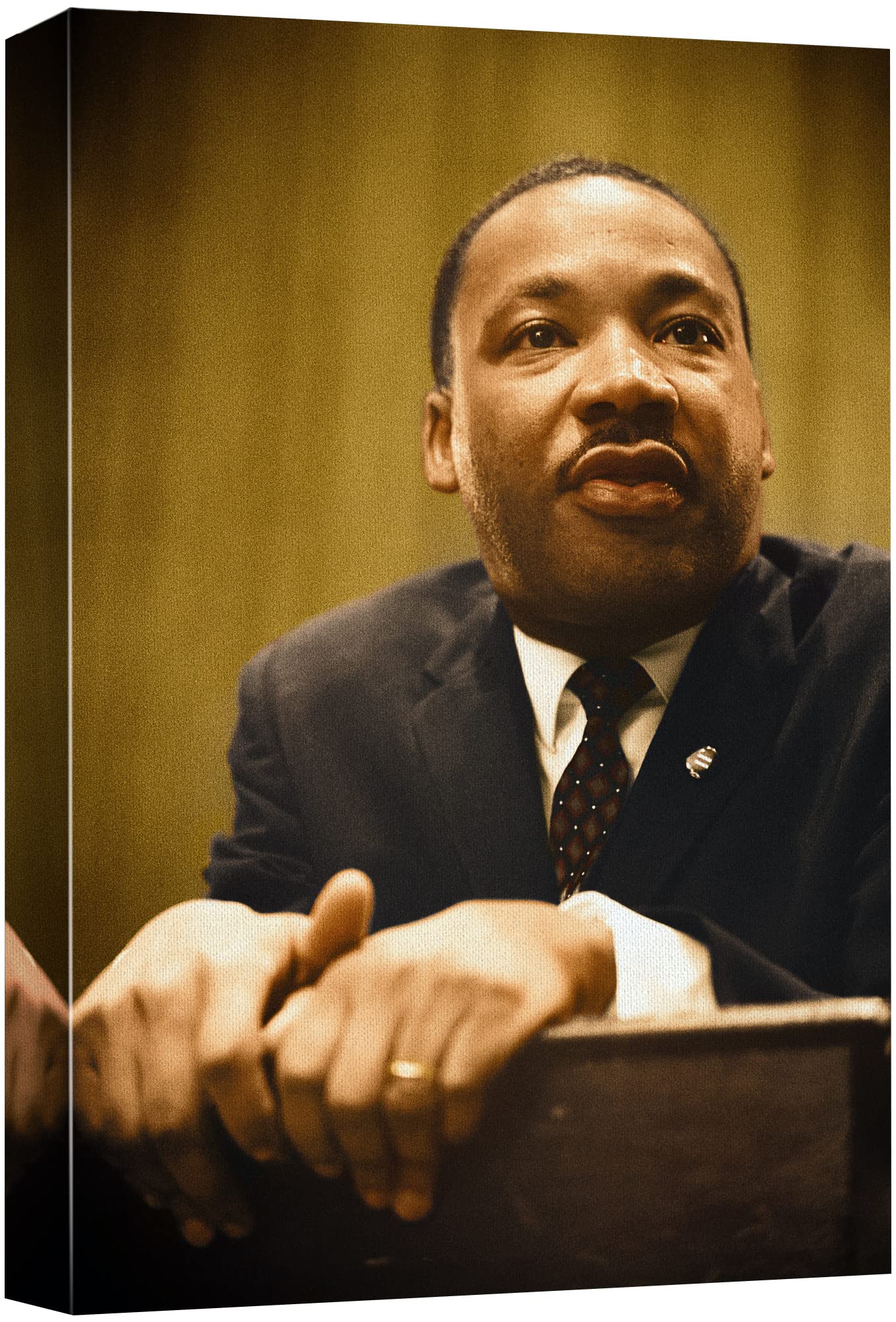 Wall26 Canvas Print Wall Art African American Civil Rights Speech Martin Luther King Historic Classic Photography Realism Tradit