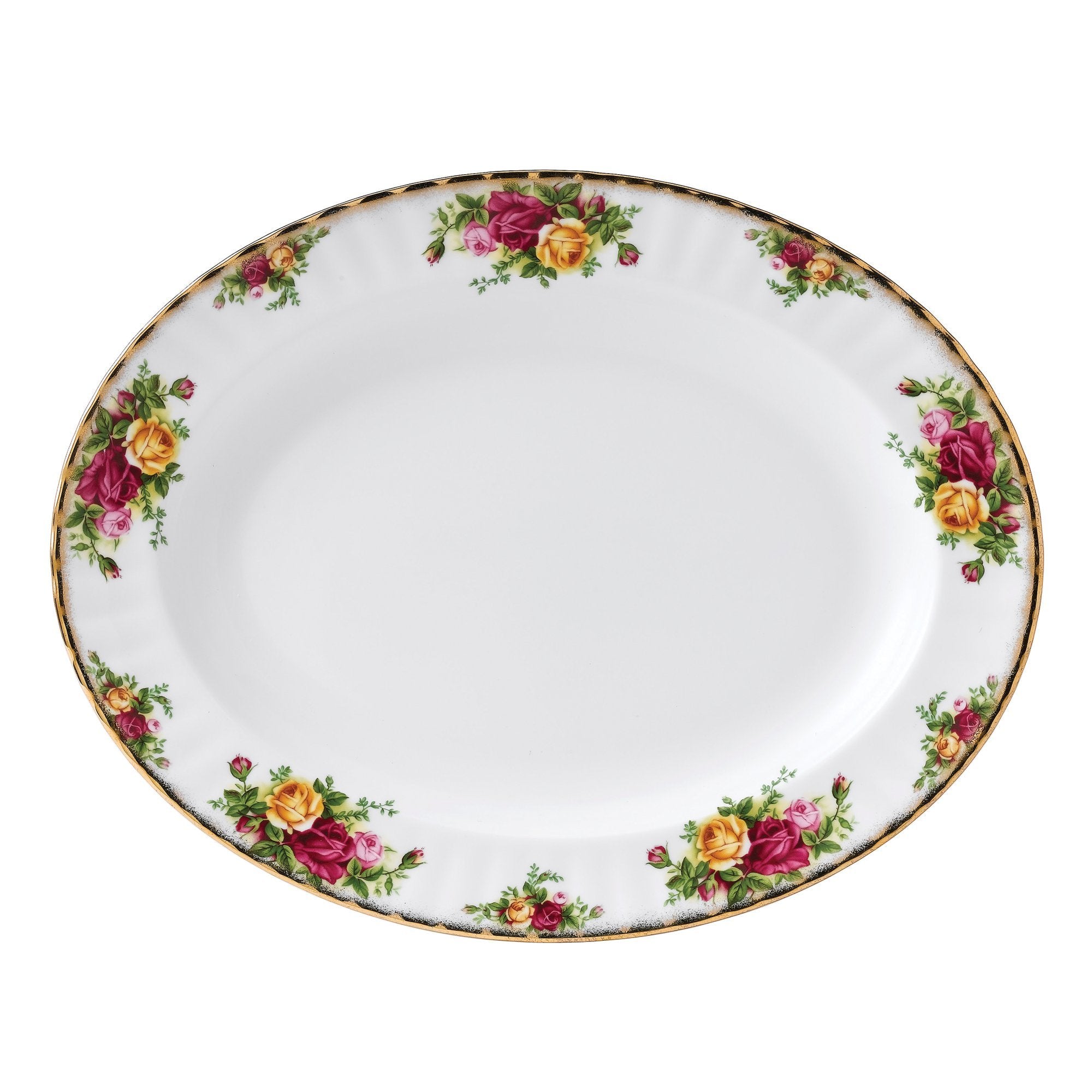 Royal Albert Old Country Roses Oval Platter, 16'', Multi