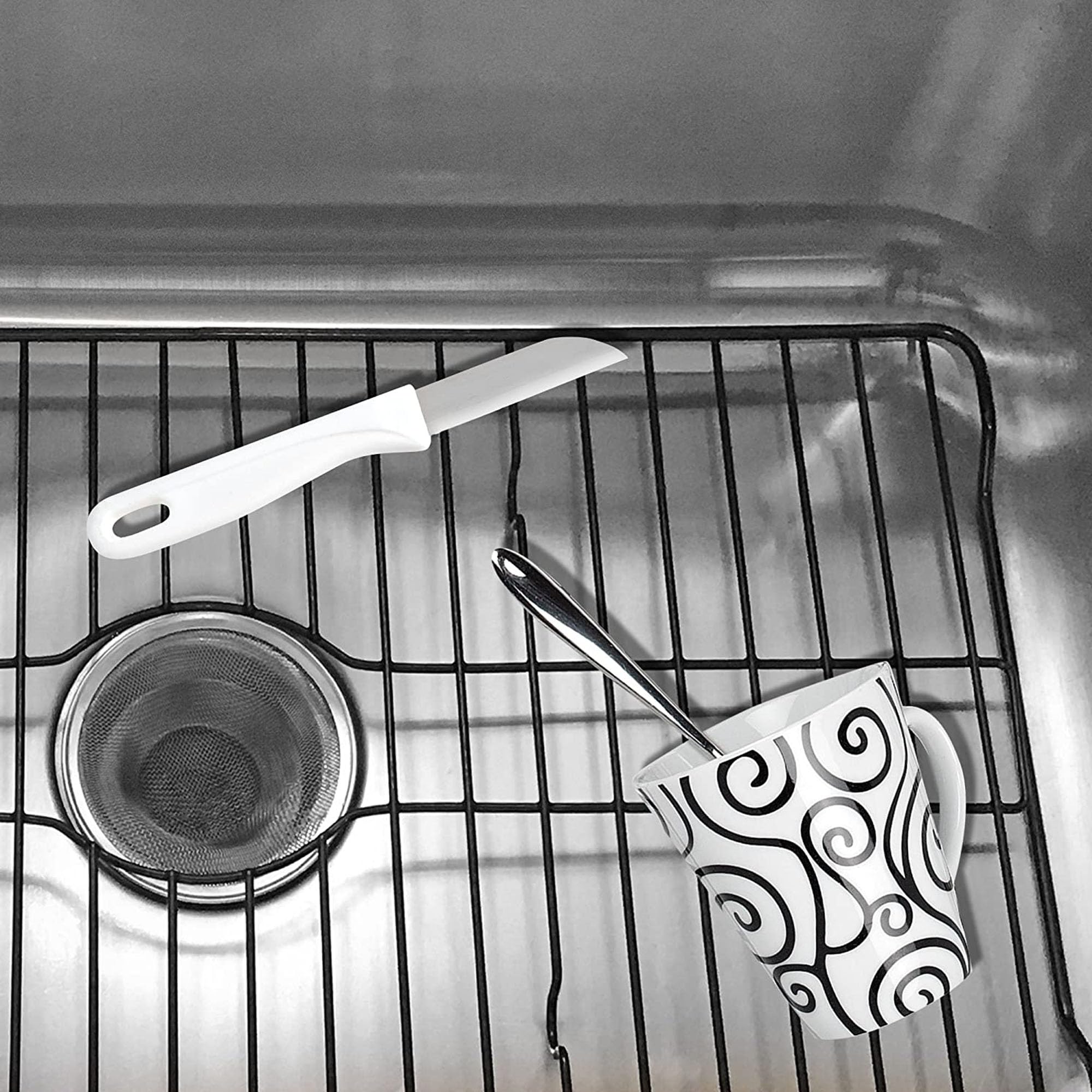 Better Houseware Sink Protector Prevents Scratches Sink Rack For Bottom Sink Black Sink Mat Sink Protectors For Kitchen Sink Met