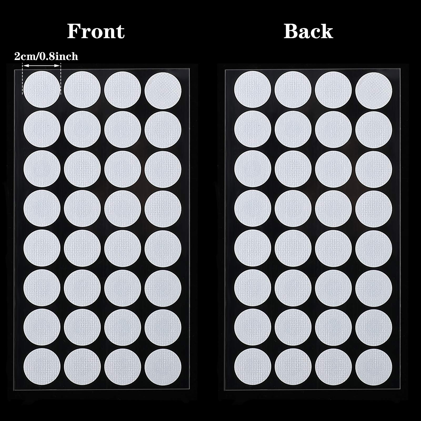 256 Pieces Synthetic Filter Paper Stickers 20 Mm 0.3 M Synthetic Filter Disc Tape Mushroom Applied Under Wide Mouth Mason Jar Fi