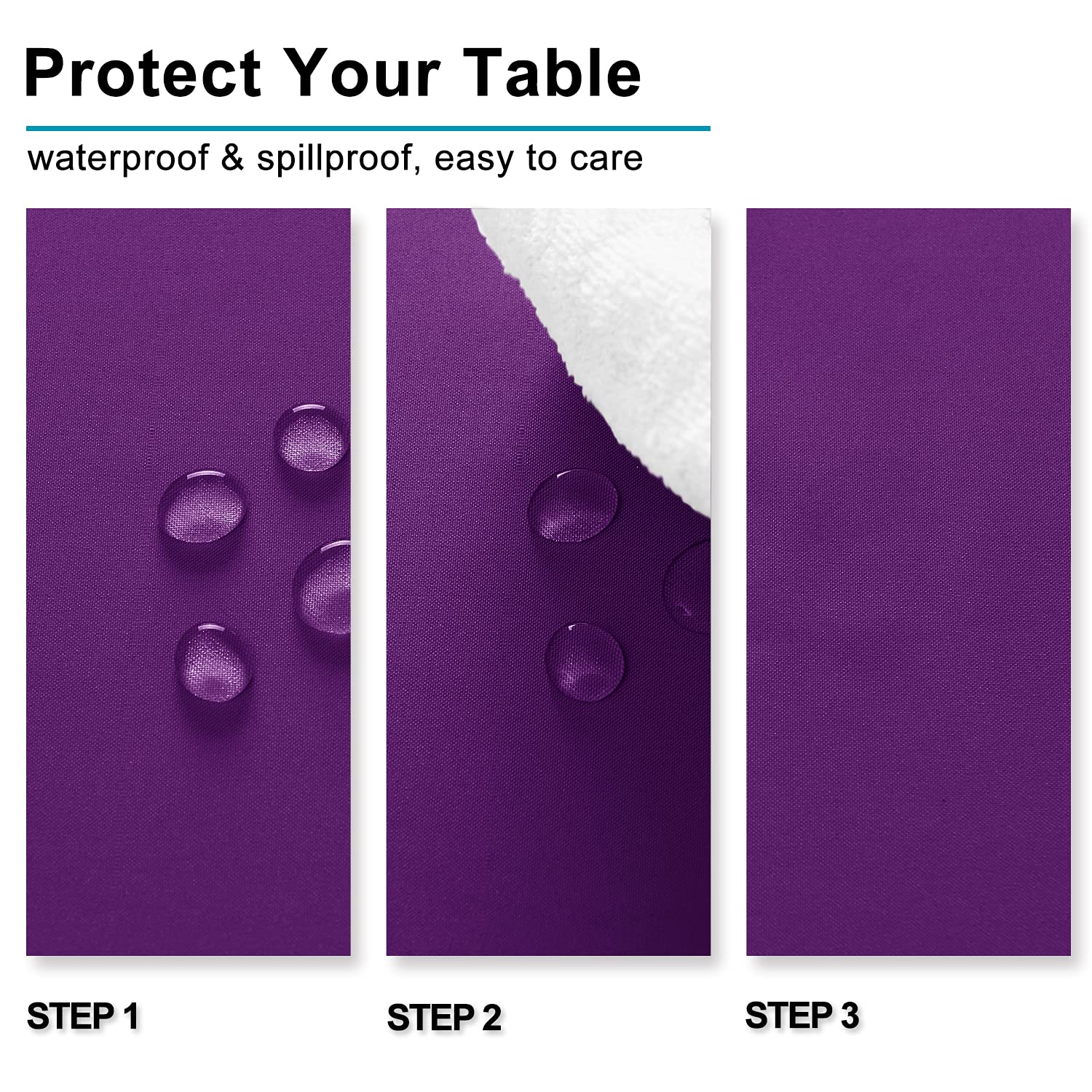 Hiasan Small Tablecloth For Square Tables - Waterproof And Spillproof Washable Fabric Table Cloth For Dining Room Halloween Part