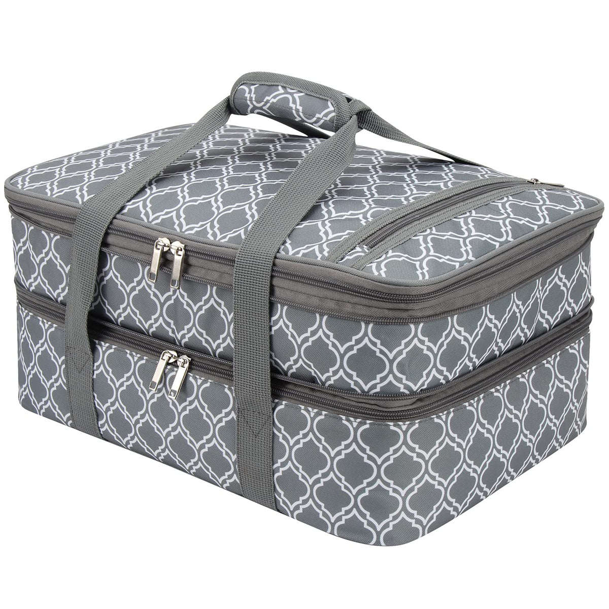 Fatolxx Insulated Casserole Dish Carrier Bag - Food Carriers For Hot Or Cold Travel Potluck Parties,Picnic,Cookouts,Beach (Laure