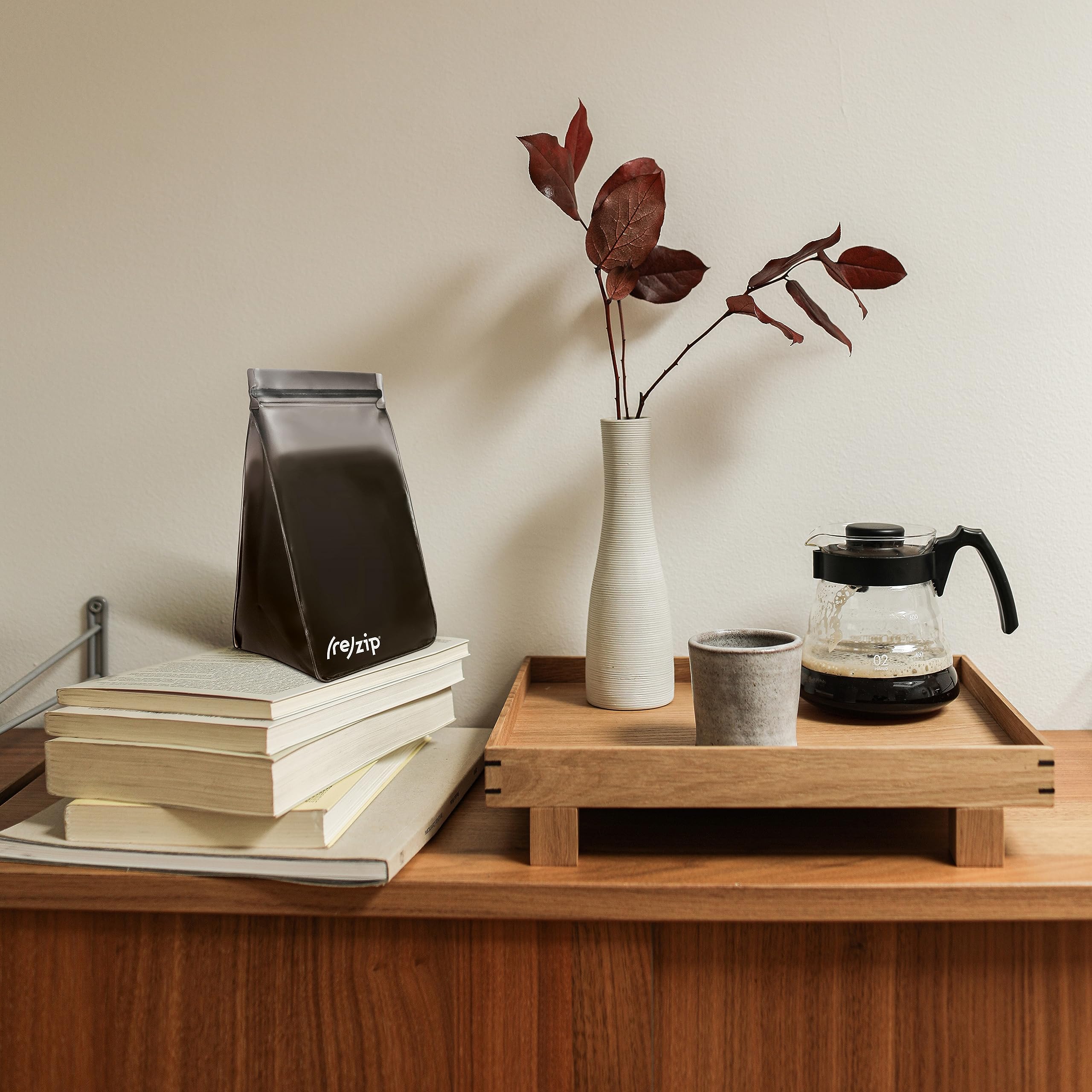 Rezip 2-Piece Reusable Airtight Coffee Tea Storage Bag Set | | Bpa-Free, Food Grade, Leakproof, Freezer And Dishwasher Safe | (1