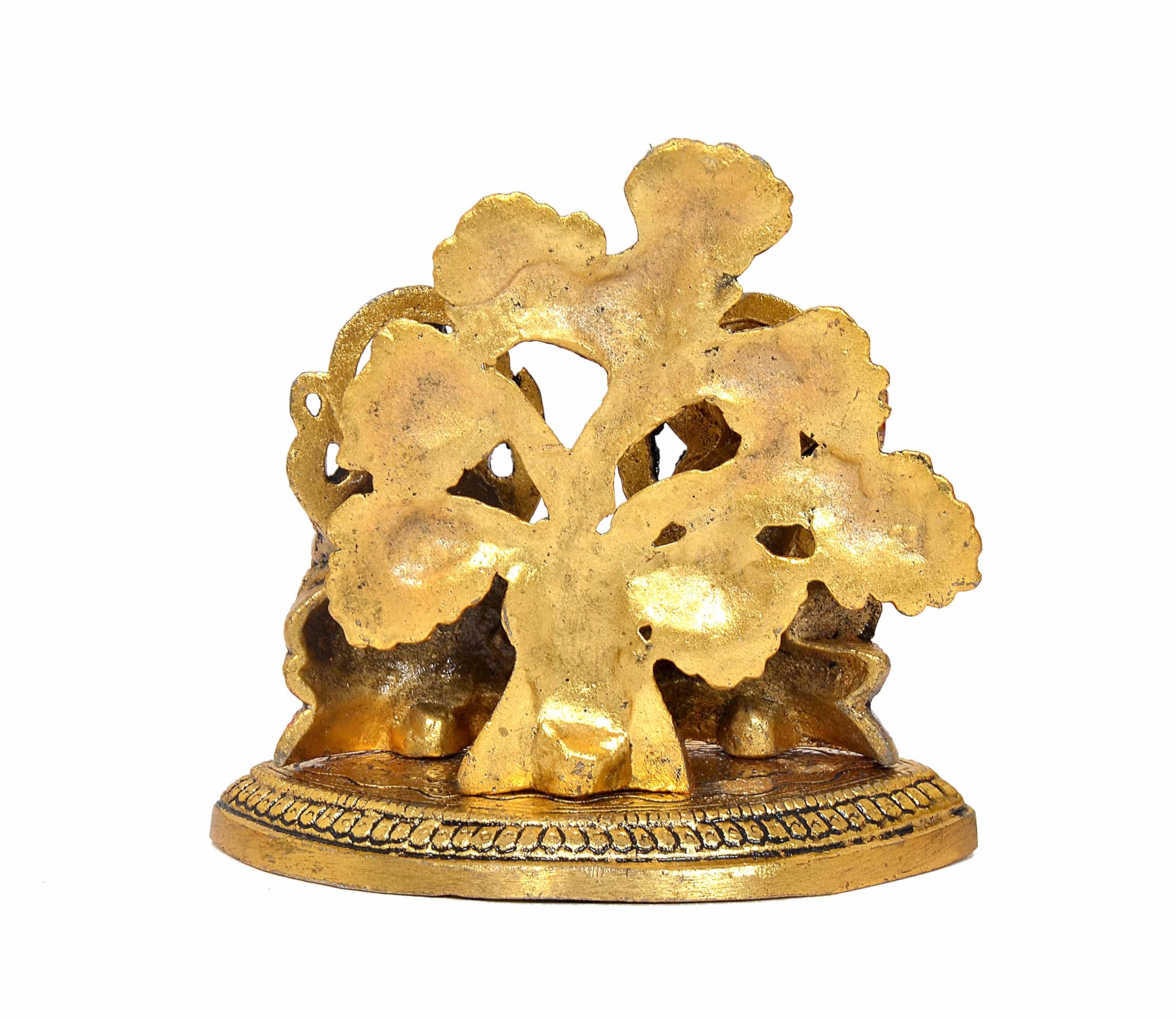 Dattatreya Metal Laxmi Ganesh Statue Goddess Lakshmi And Lord Ganesha Idol For Home Decor And Pooja - Hindu Deities Figurine (He