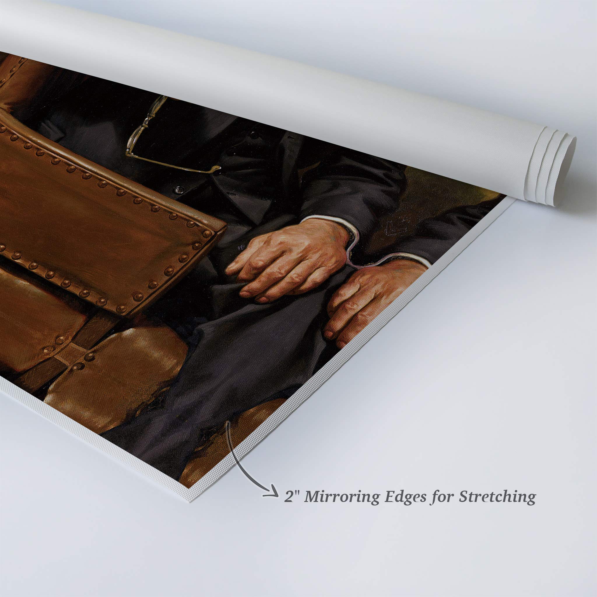 Smile Art Design 34Th President Of The United States Of America Dwight David Eisenhower Portrait Oil Painting Canvas Wall Art Pr