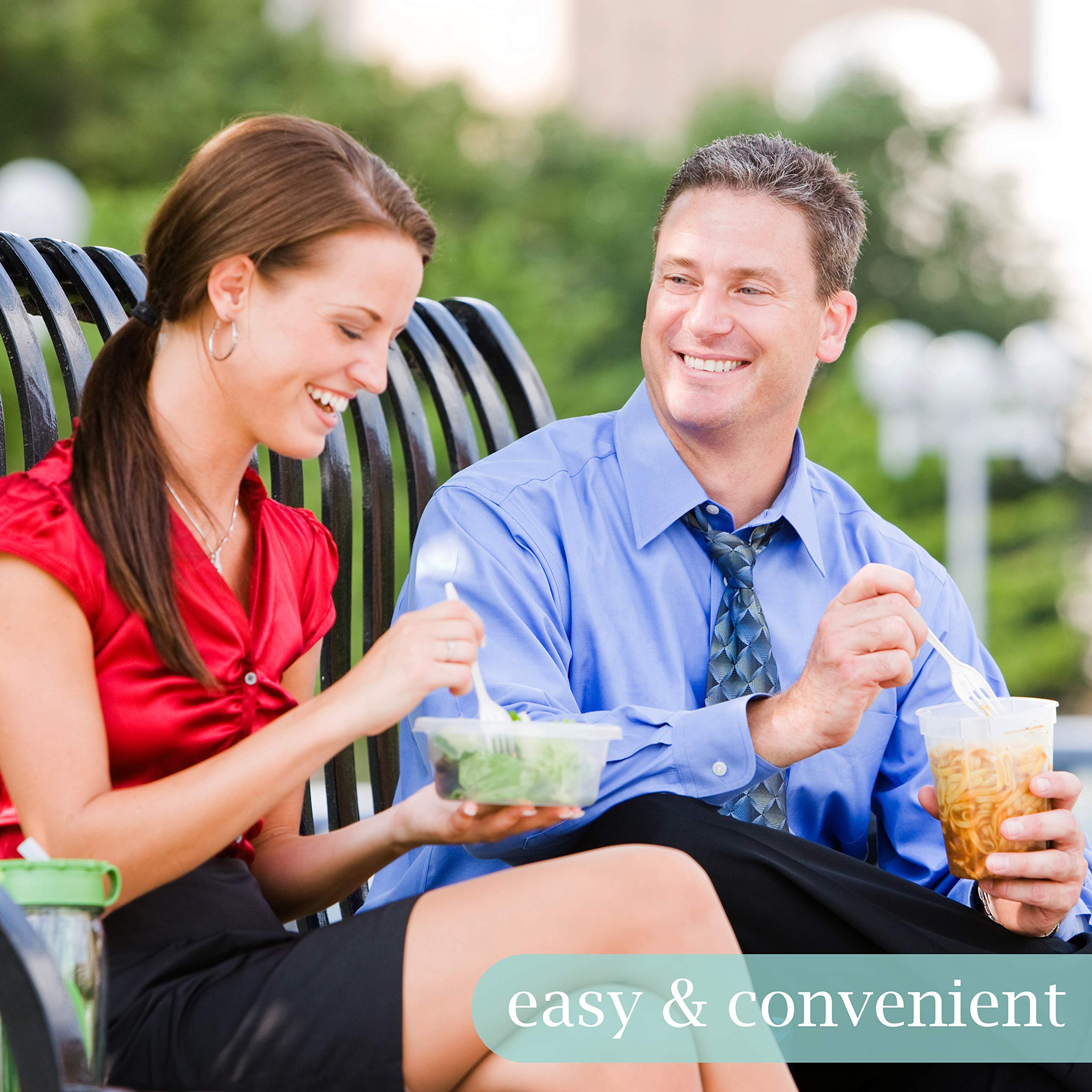 Plasticpro Cutlery 400 Mediumweight White Disposable Plastic Soup Spoons