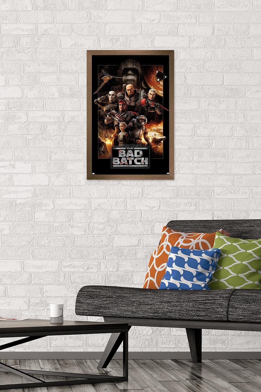 Trends International Star Wars: The Bad Batch-One Sheet Wall Poster, 14.725'' X 22.375'', Bronze Framed Version