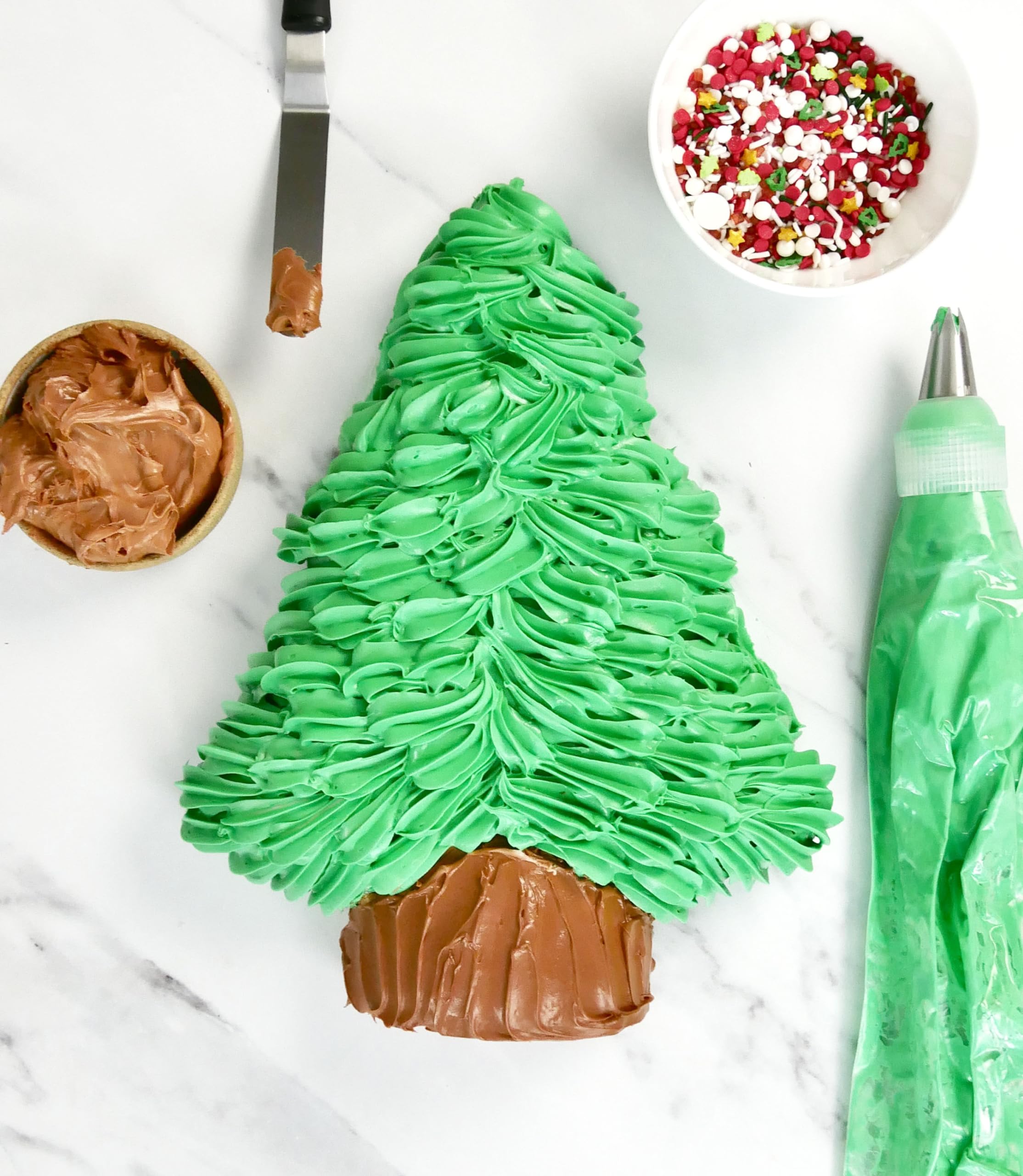 Usa Pan Global Green Christmas Tree Cake Pan