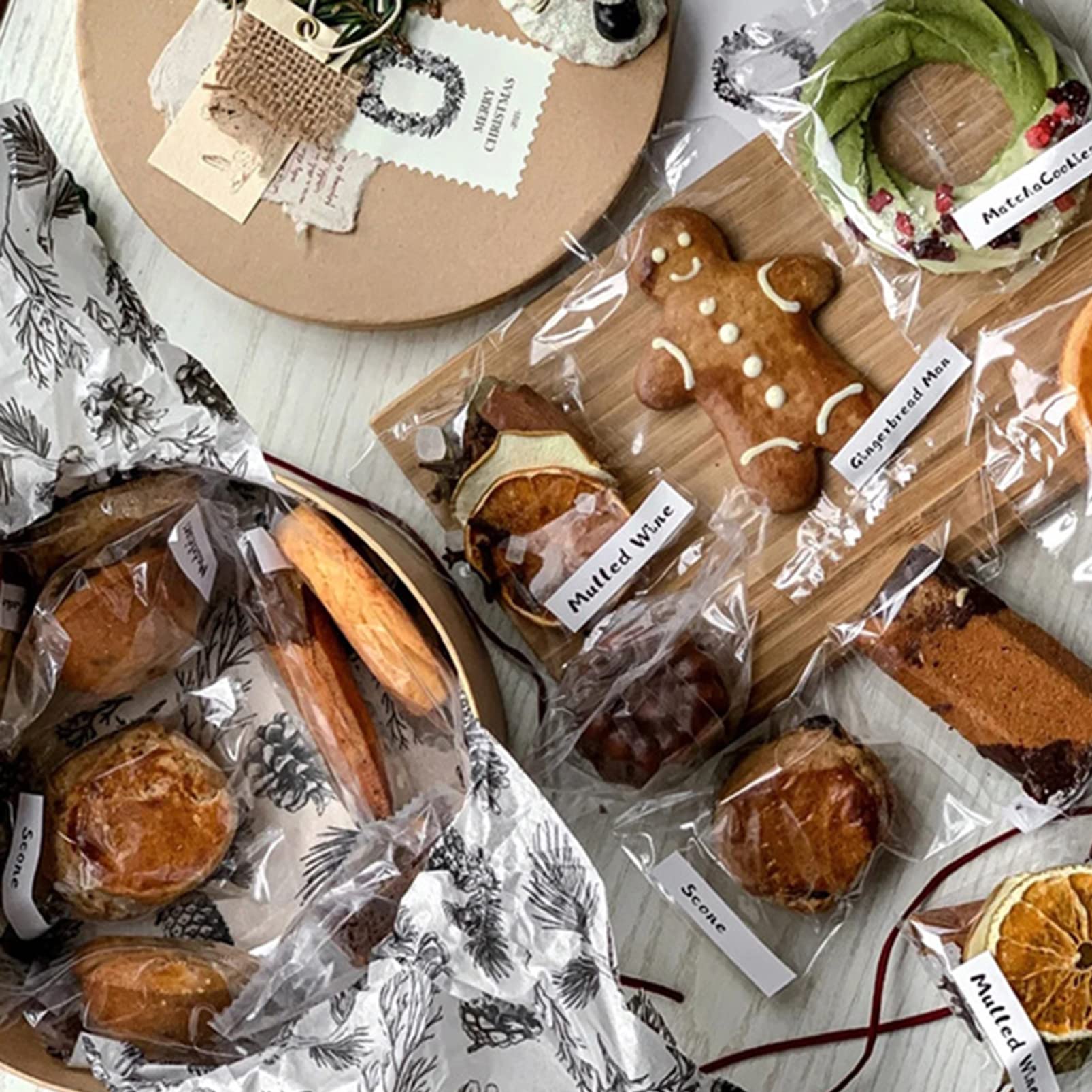 Paper Mache Boxes Round Boxes With Lids Diy Box Kraft Paper Container For Bakery Food Cookie Dessert Cake Flower 19X11Cm