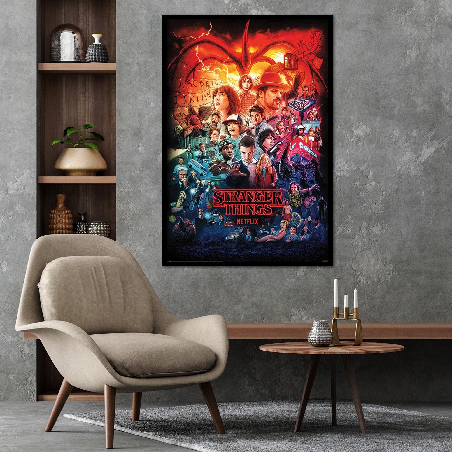 Pyramid International Stranger Things 4 Poster Seasons Montage