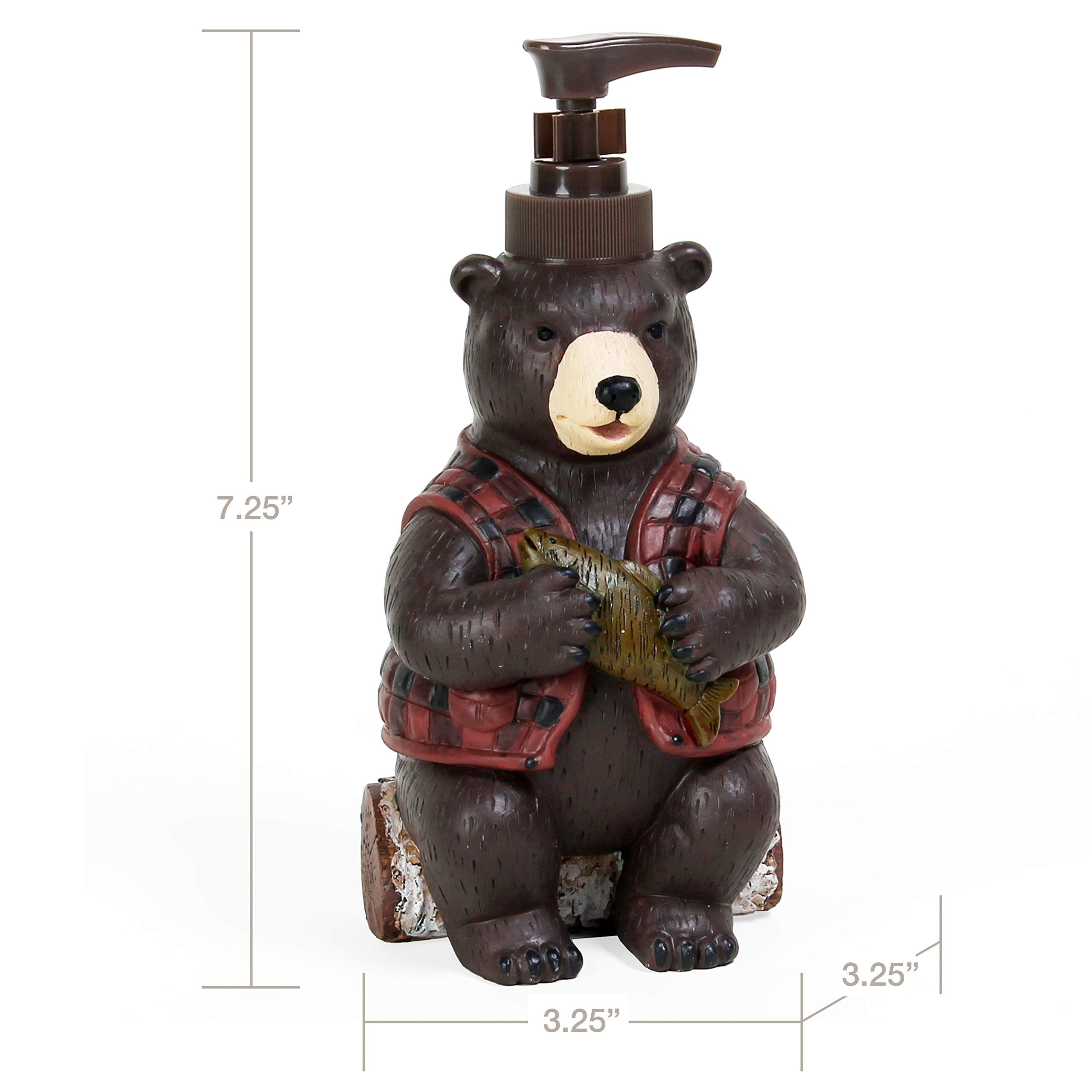Skl Home Yellowstone Sundance Soap Dispenser, Brown