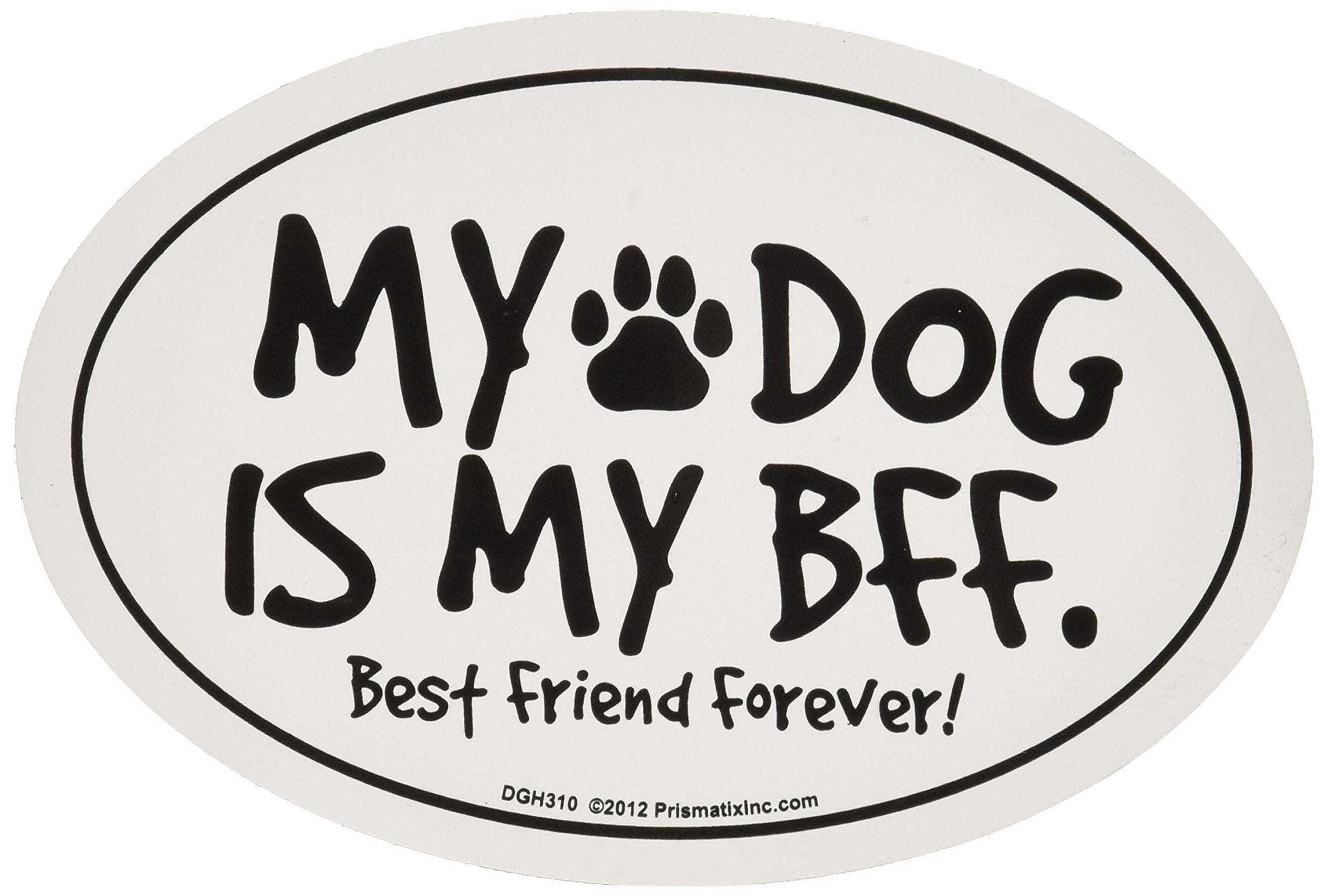 Prismatix Decal Cat And Dog Magnets, My Dog Is My Bff