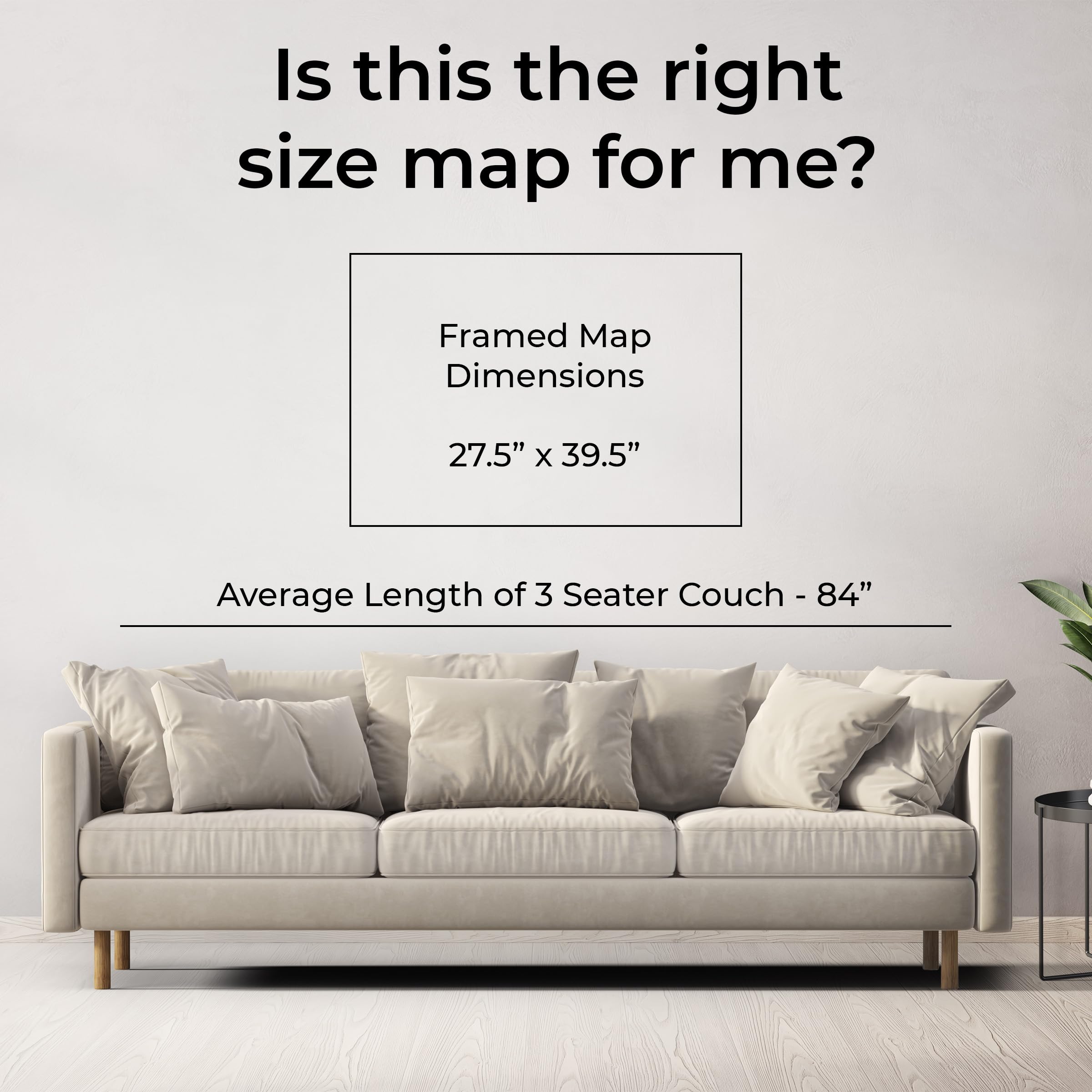 Push Pin Travel Maps Personalized Executive World With Rustic Brown Frame And Pins - 27.5 Inches X 39.5 Inches