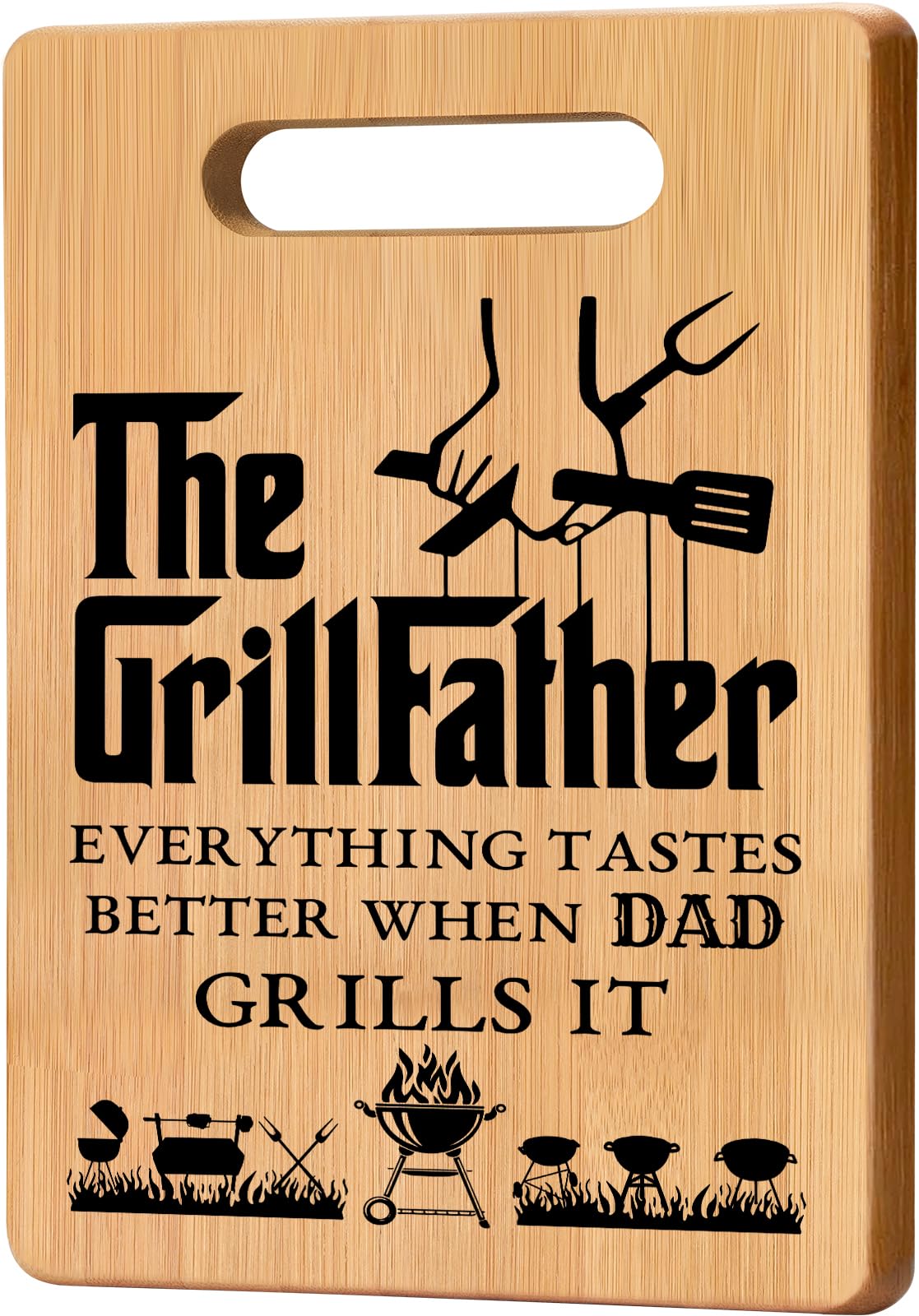 Dad Gifts from Daughter Fathers Day, Best Dad Birthday Gifts from Daughter Son, Unique Cutting Board Gift for Dad, Cool Birthday
