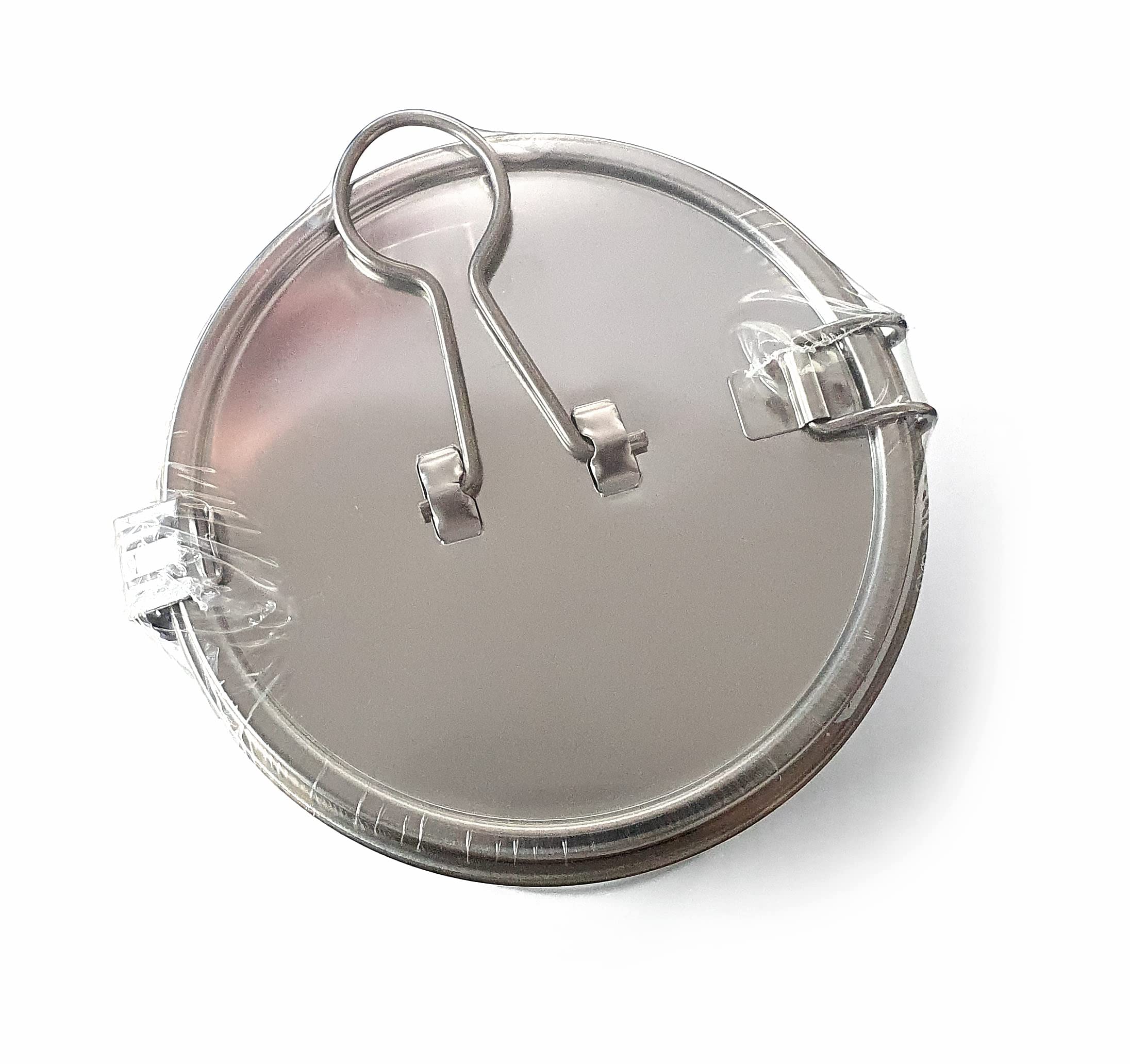 Commercial Grade D 3.9'' X H 5.3'' Genuine Stainless Steel 18/8 Perforated Strainer - One Touch Lock System - Restaurant & Home