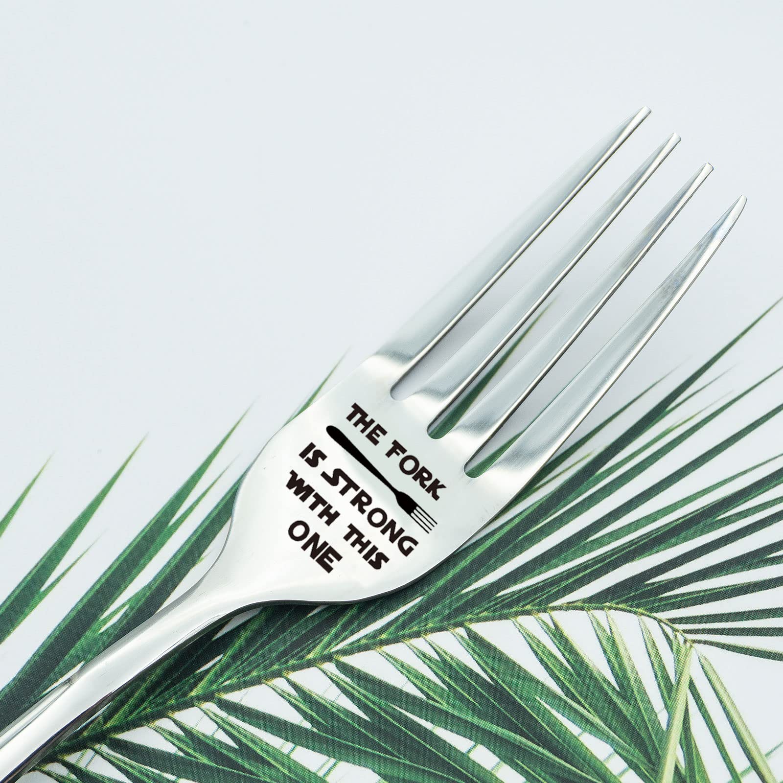 Vickhu The Fork Is Strong With This One Laser Engraved Fork Gift For Starwars Fans,Mothers Day/Fathers Day/Valentines Day Gifts