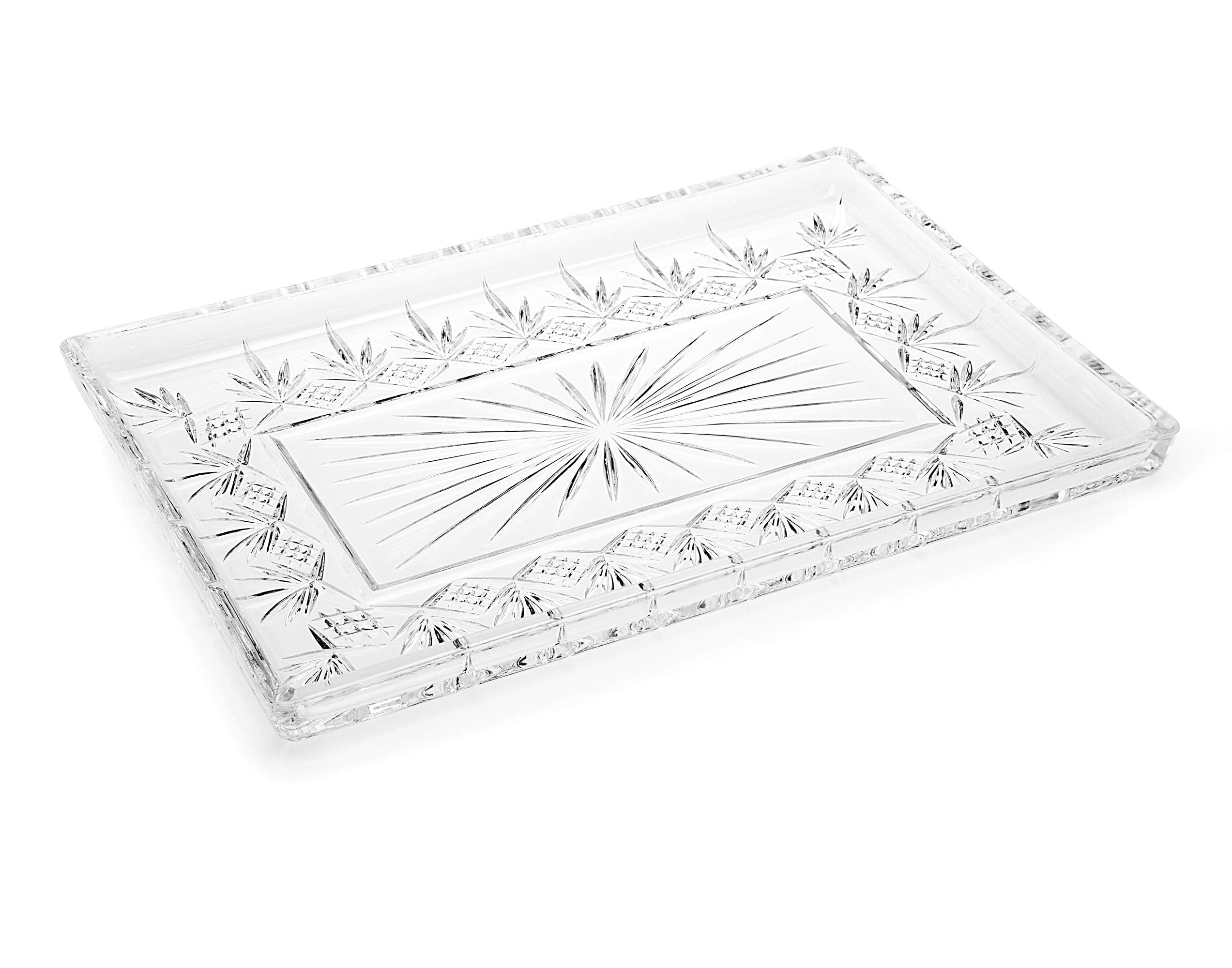 Godinger Crystal Dublin Vanity Tray