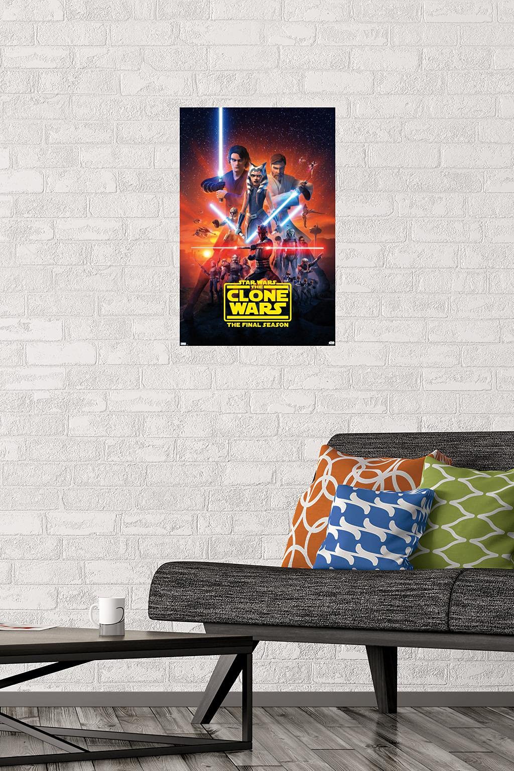 Trends International Star Wars: The Clone Wars - Season 7 Key Art Wall Poster, 14.725'' X 22.375'', Premium Unframed Version