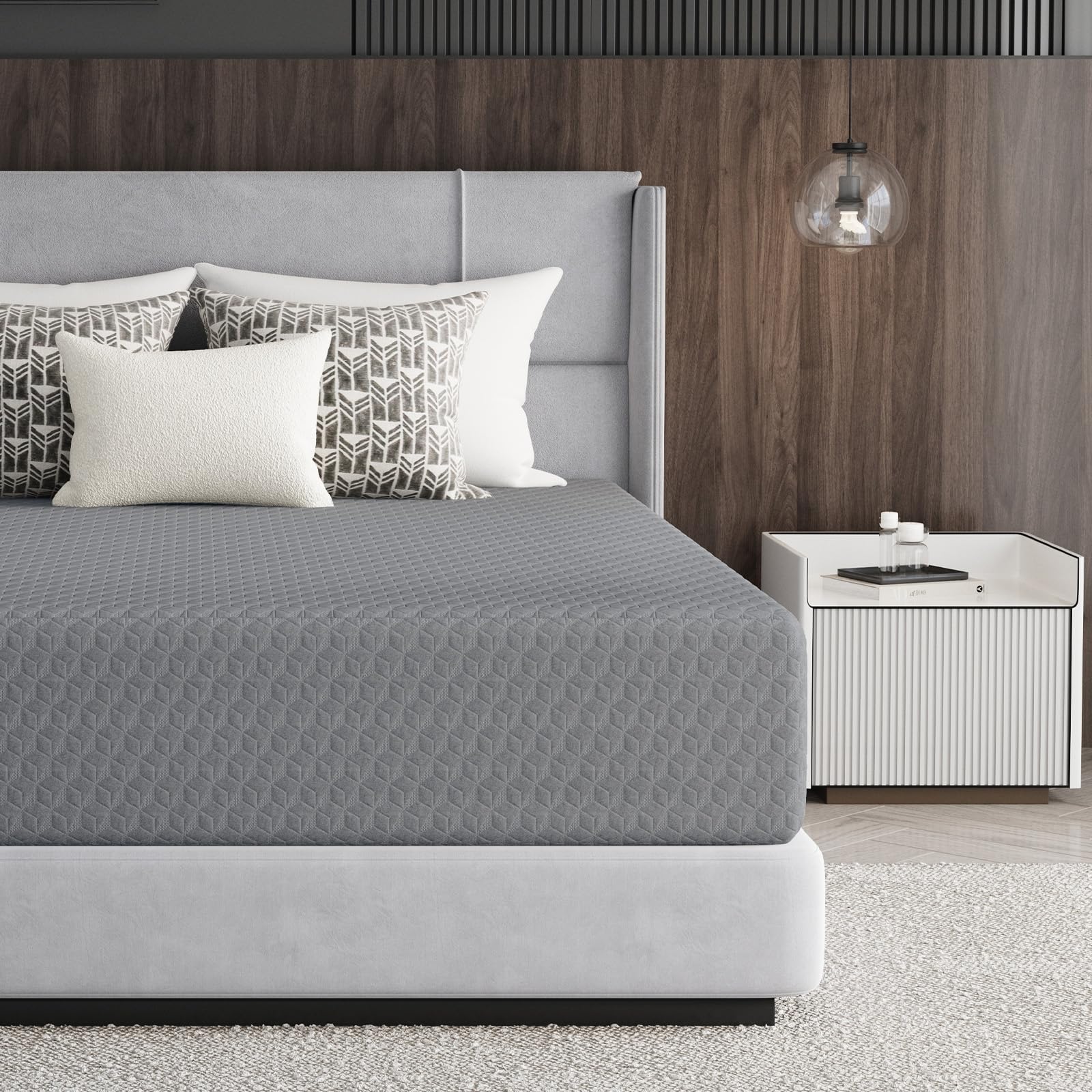 Novilla Full Size Mattress 14 Inch, Cooling Memory Foam Mattress Full with Enhanced Airflow, Pressure Relief & Durable Support, 