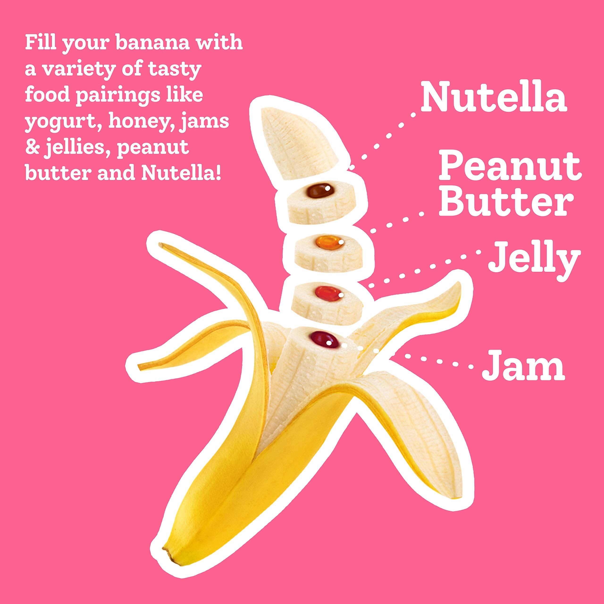 Banana Loca Kitchen Gadget - Core & Fill A Banana While Still In Its Peel