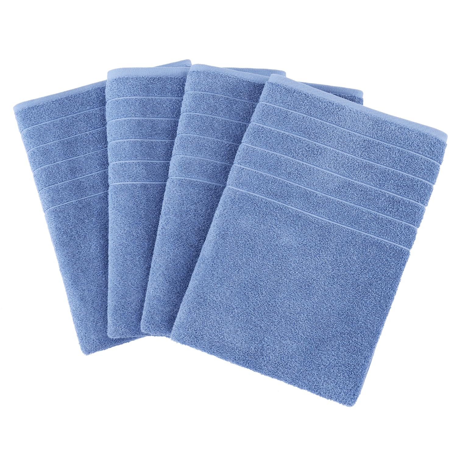 Casa Platino Bath Towel Sets 4 Pack, Large Bath Towels(30''X60''), 100% Ring Spun Cotton Towels Set, Absorbent Towel Sets, Quick