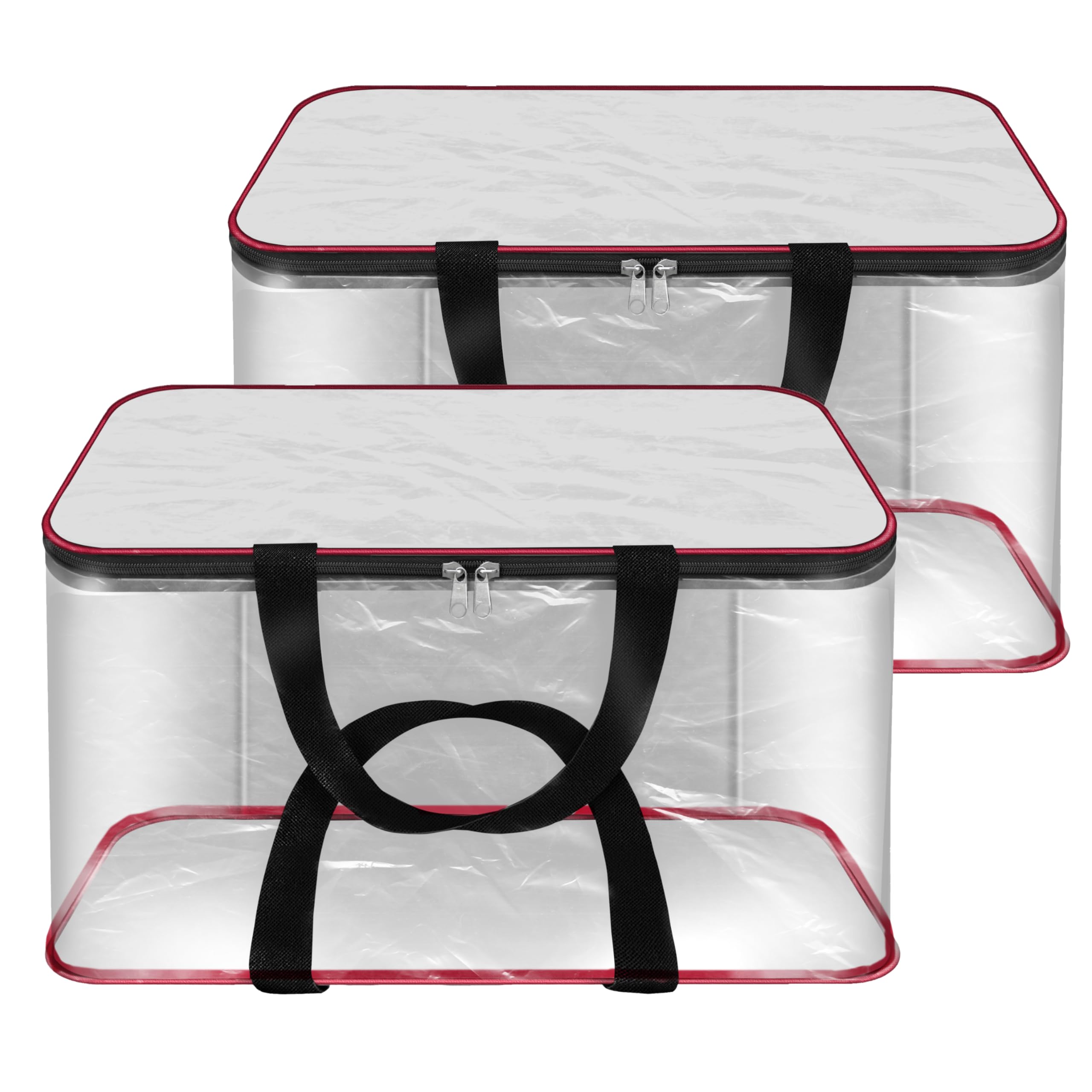 Sndia 2 Pack Nylon 33 L Pvc Transparent Clothes Storage Bags
