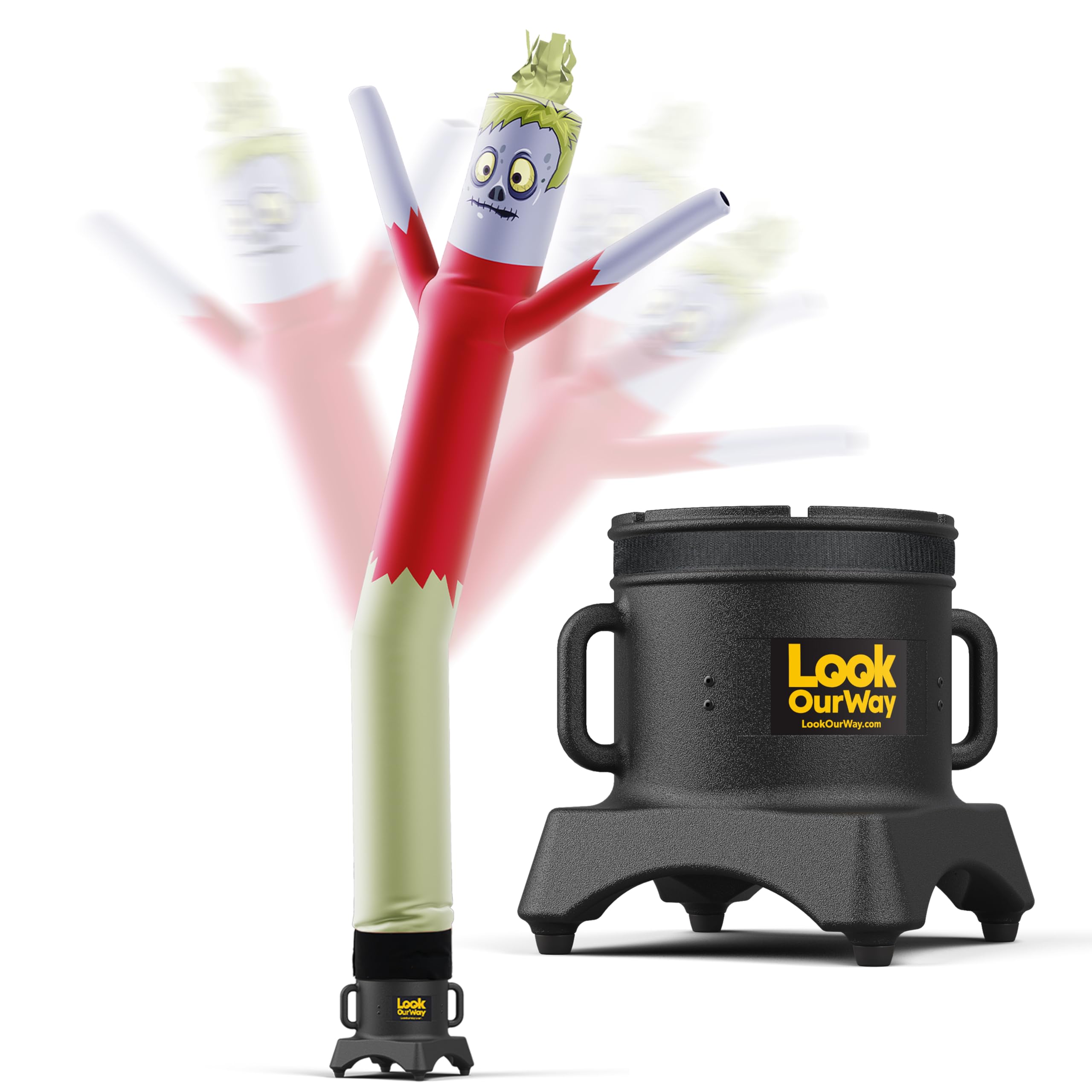 LookOurWay Halloween Air Dancers Inflatable Tube Man Set | 10ft Monster Wacky Waving Inflatable with 12-Inch Blower | Outdoor Ha