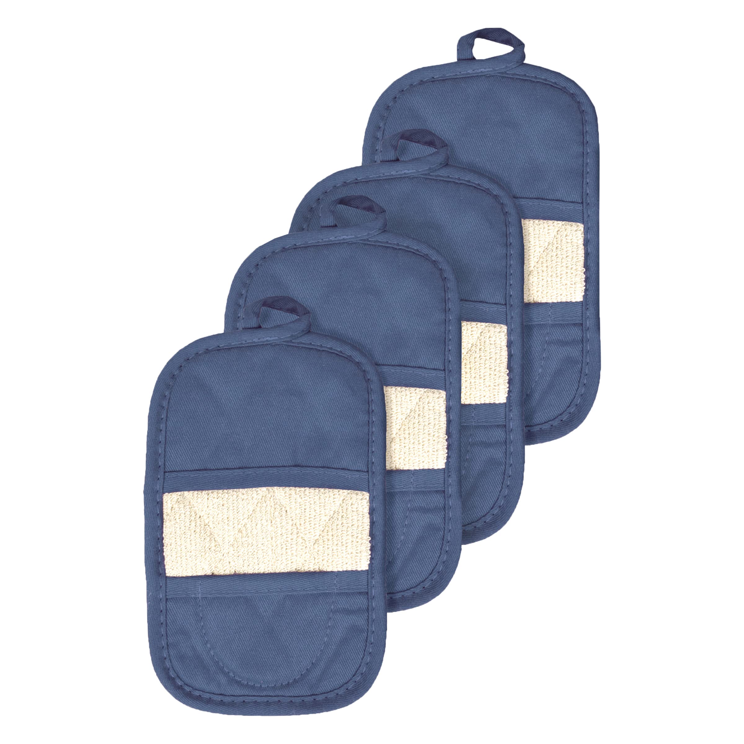 Ritz Royale Collection Pot Holder, Federal Blue, 4 Count